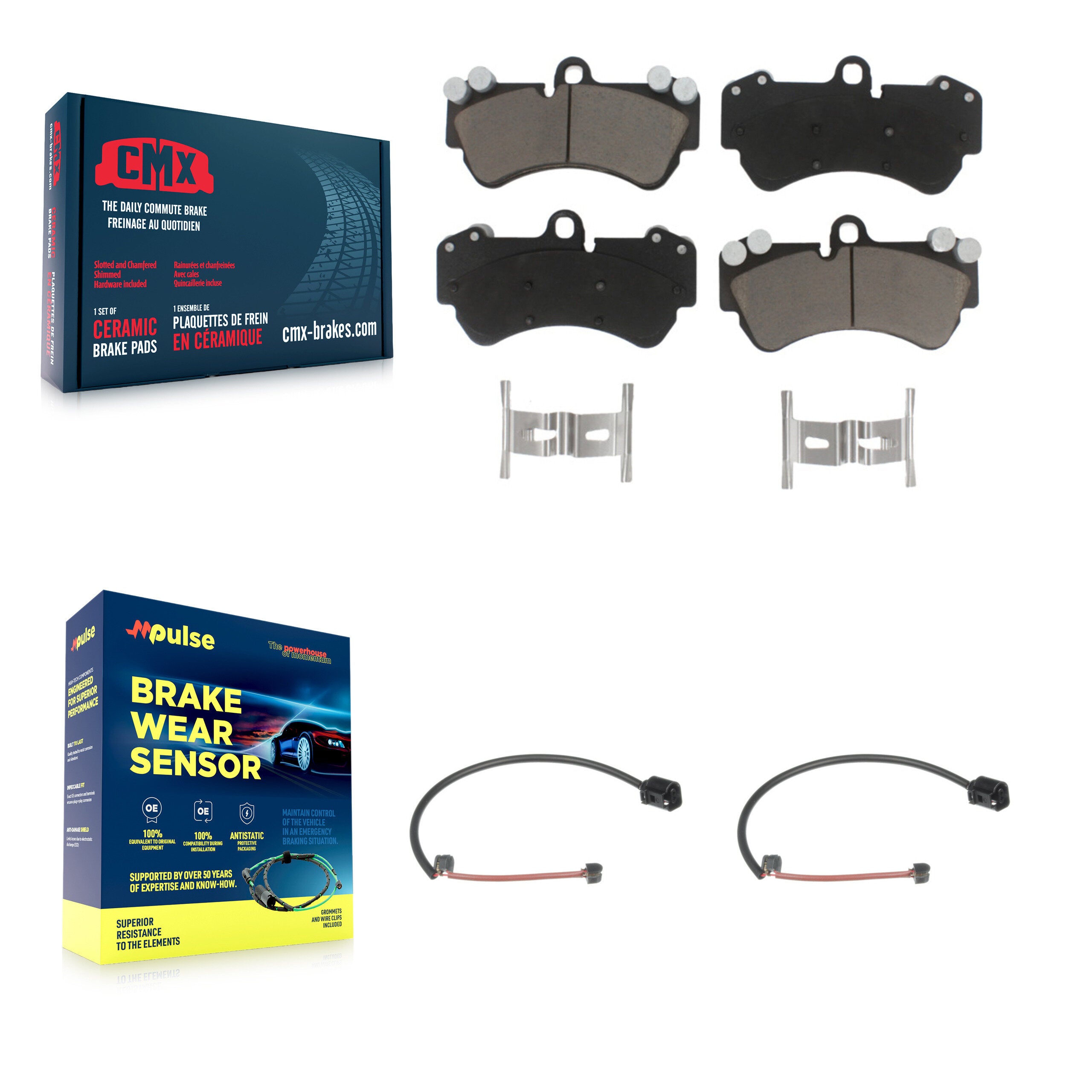 CMX KCW-100679 Disc Brake Pad for 2008-2010 Porsche Cayenne - Front product image