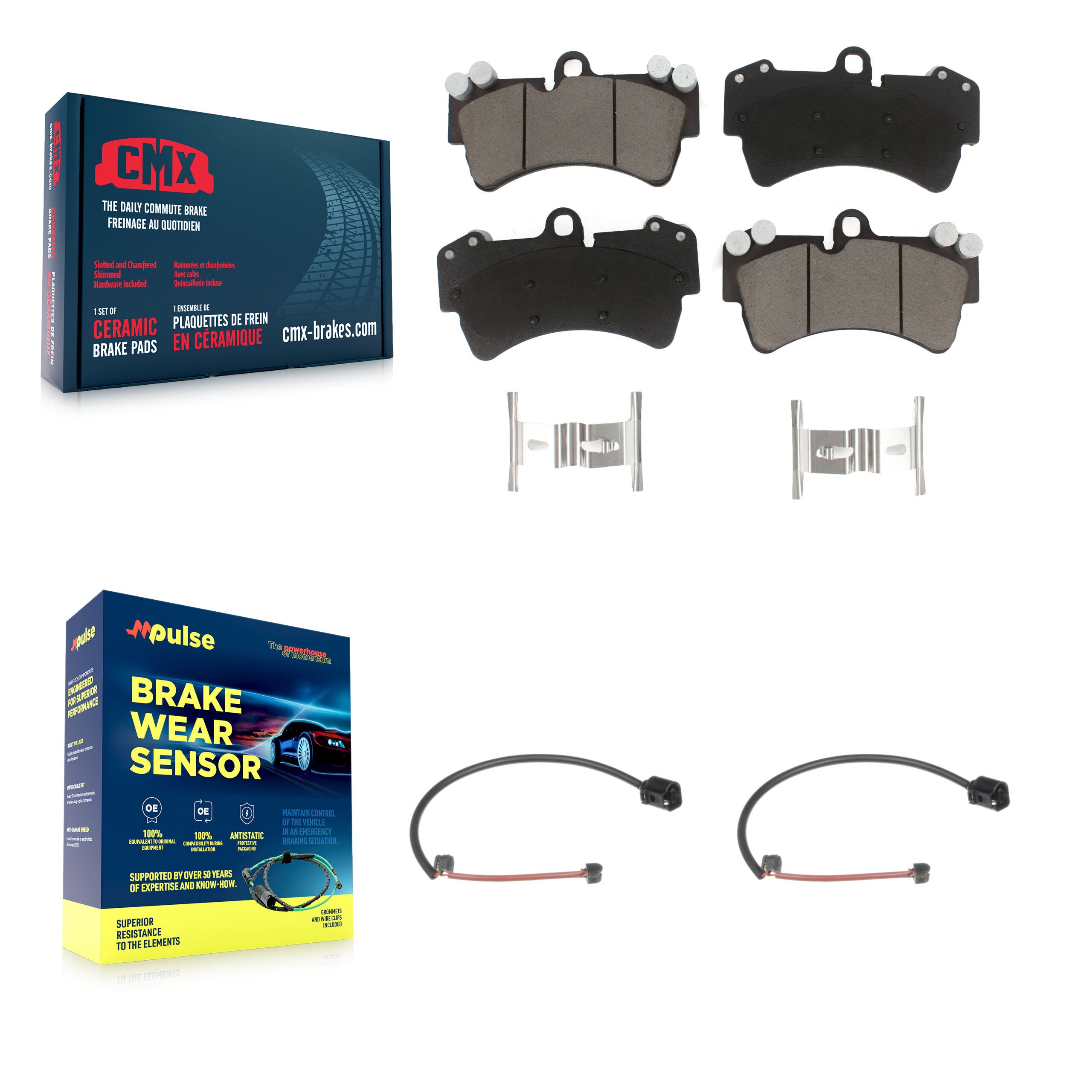 CMX KCW-100680 Disc Brake Pad for 2007-2015 Audi Q7, Porsche Cayenne - Front product image