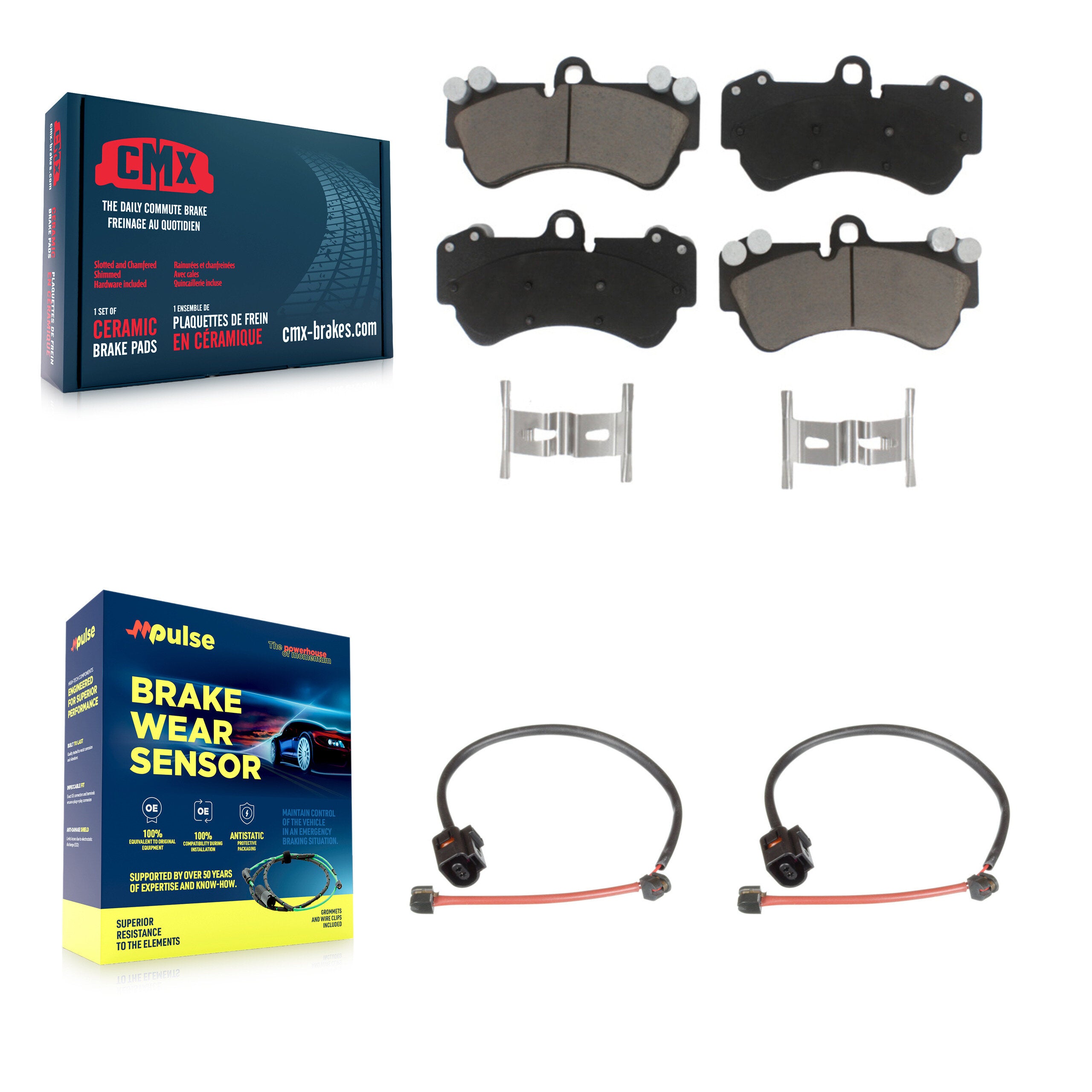 CMX KCW-100682 Disc Brake Pad for 2005-2010 Porsche Cayenne - Front product image