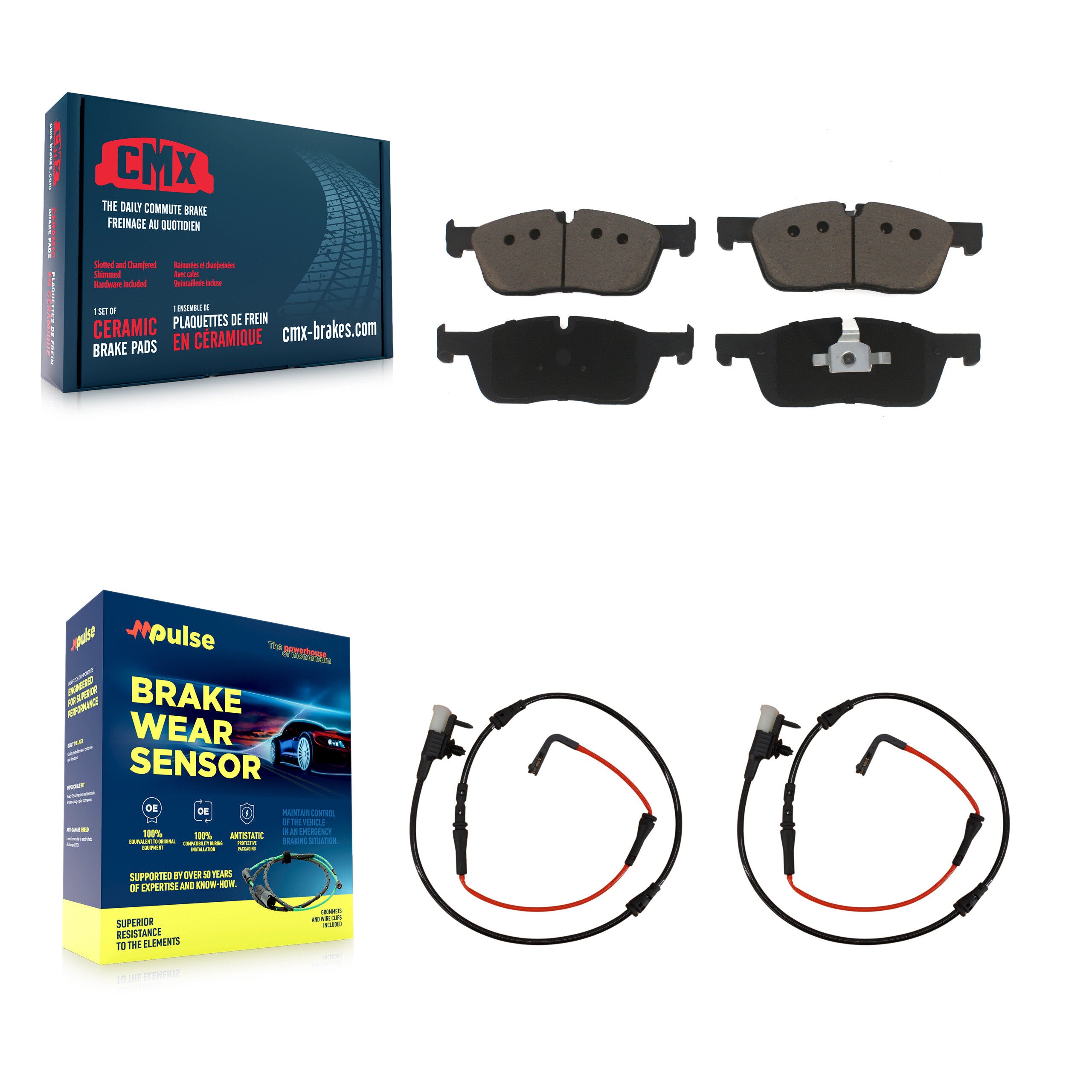 CMX KCW-100691 Disc Brake Pad for 2018-2020 Jaguar XE - Front product image