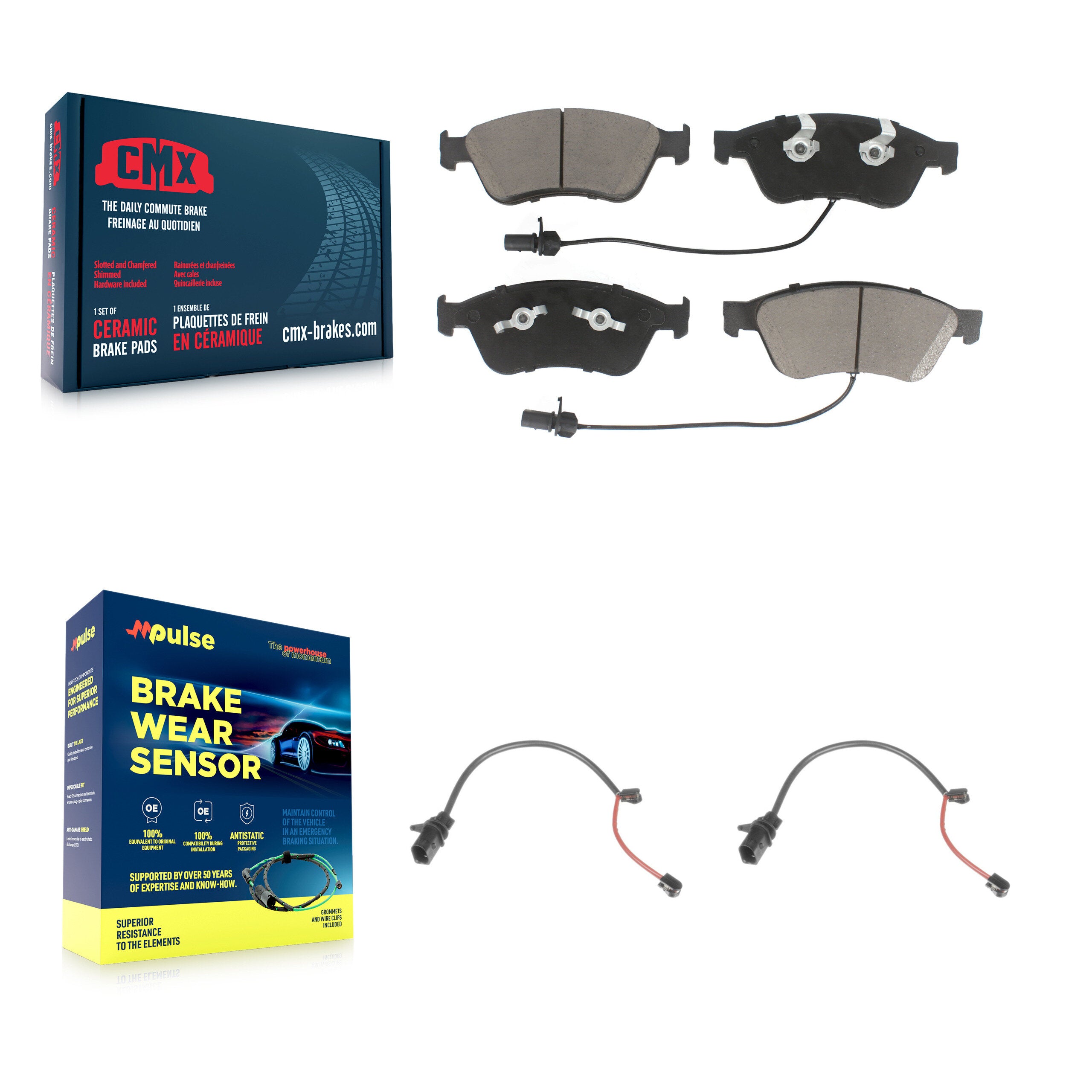 CMX KCW-100702 Disc Brake Pad for 2011 Audi S6 - Front product image