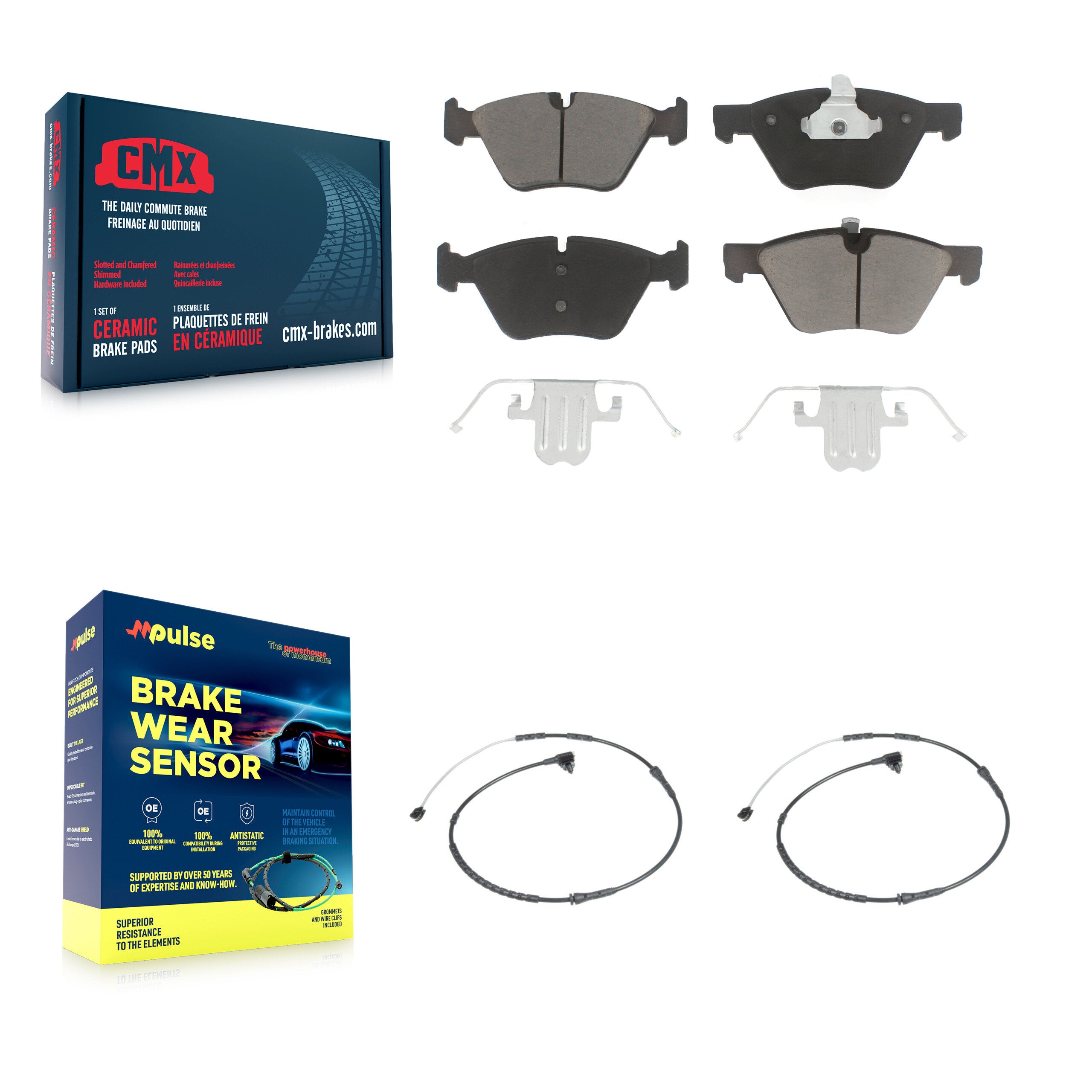 CMX KCW-100707 Disc Brake Pad for 2010-2016 BMW Z4 - Front product image