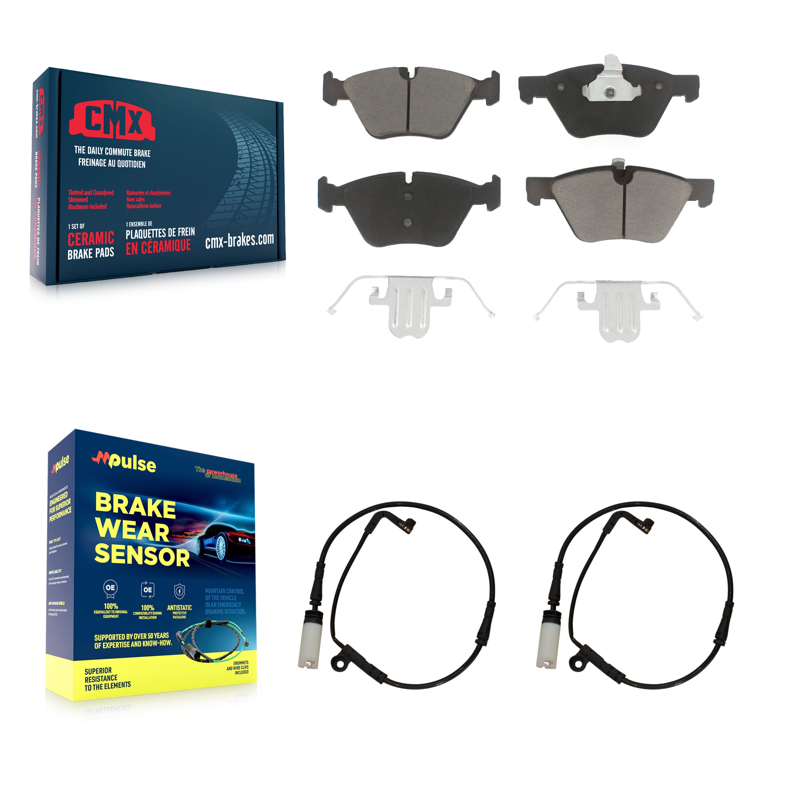 CMX KCW-100711 Disc Brake Pad for 2006-2007 BMW 525i - Front product image