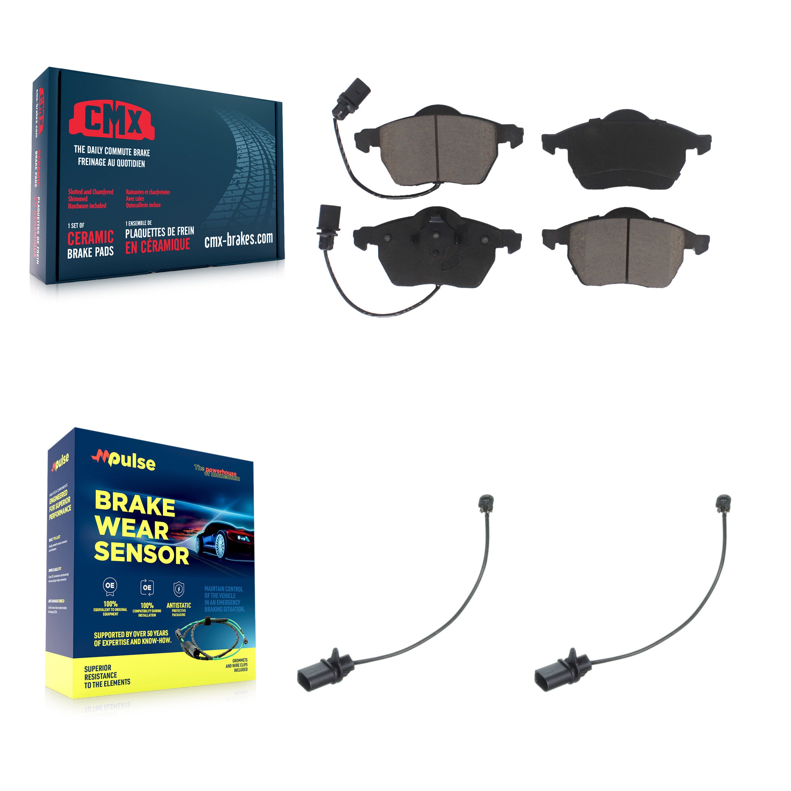 CMX KCW-100737 Disc Brake Pad for 2001-2005 Volkswagen Passat - Front product image