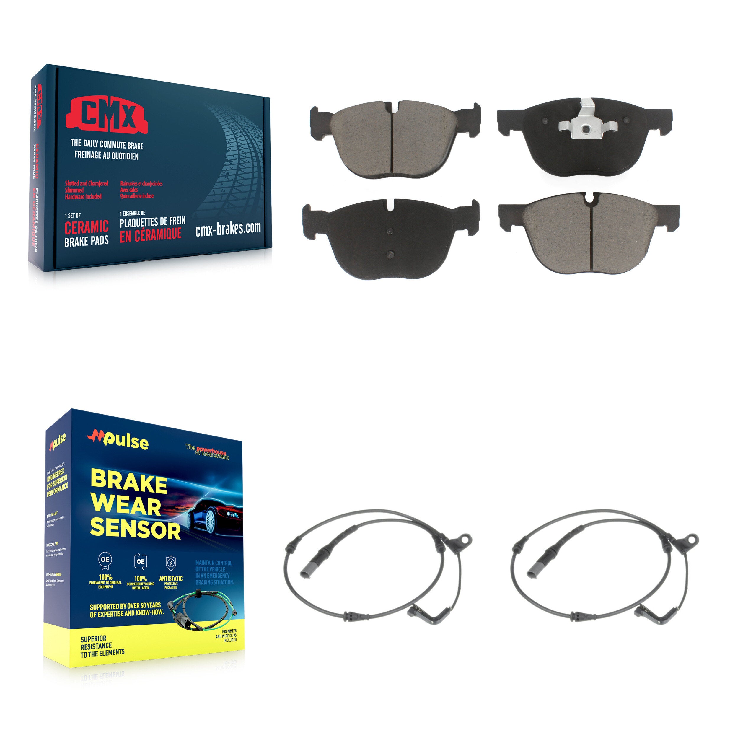 CMX KCW-100744 Disc Brake Pad for 2007-2010 BMW X5, BMW X6 - Front product image