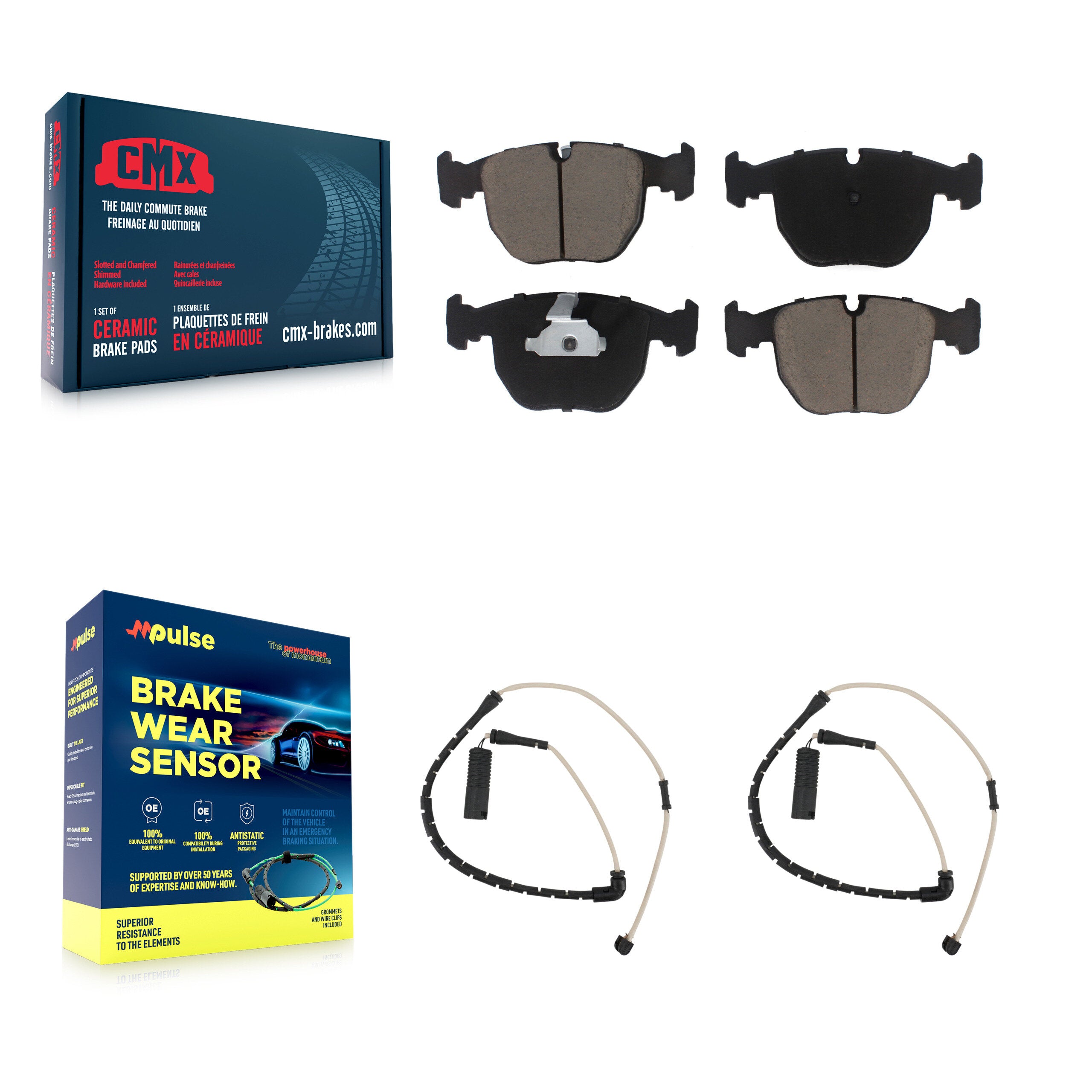 CMX KCW-100746 Disc Brake Pad for 2003-2005 Land Rover Range Rover - Front product image