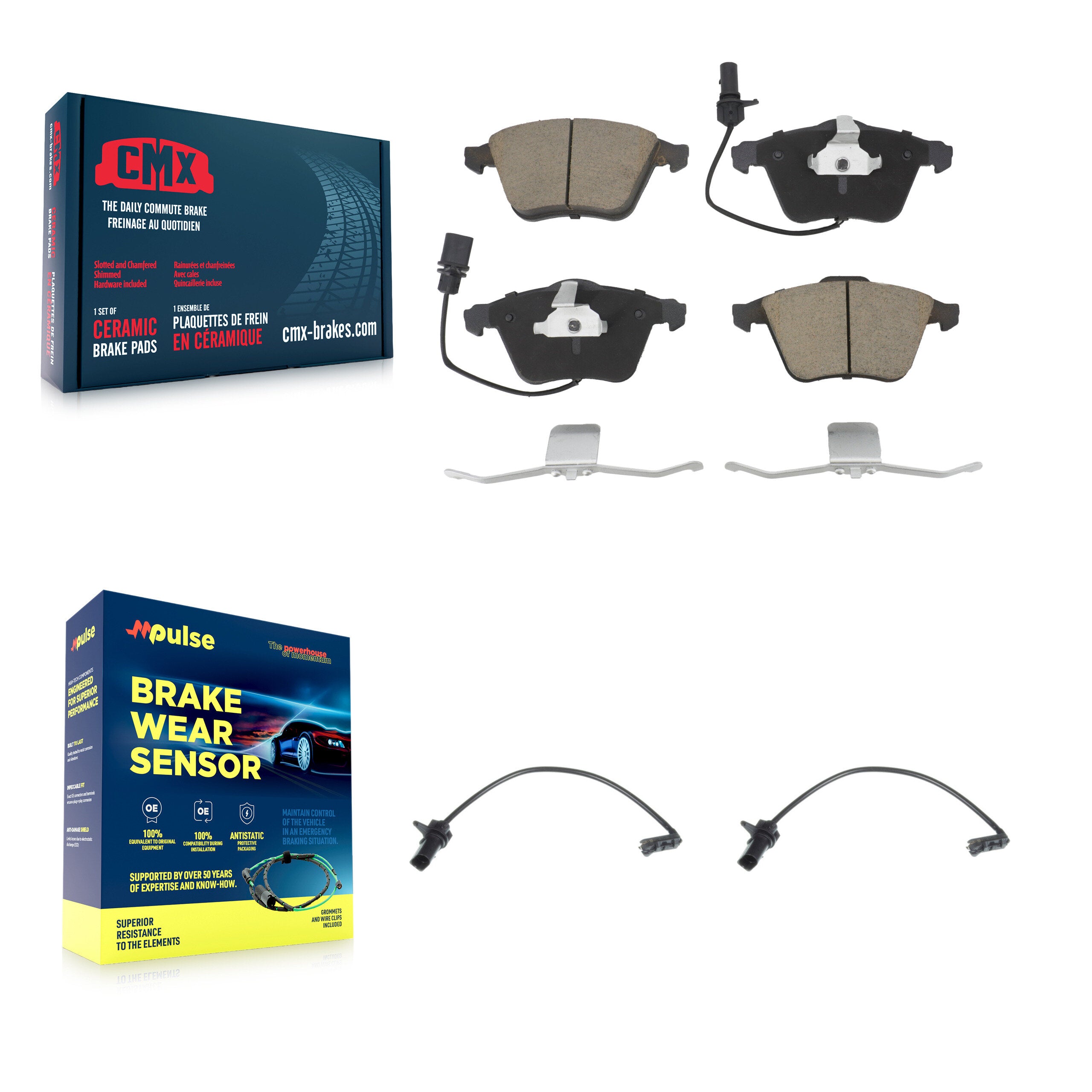 CMX KCW-100747 Disc Brake Pad for 2011 Audi A6 - Front product image