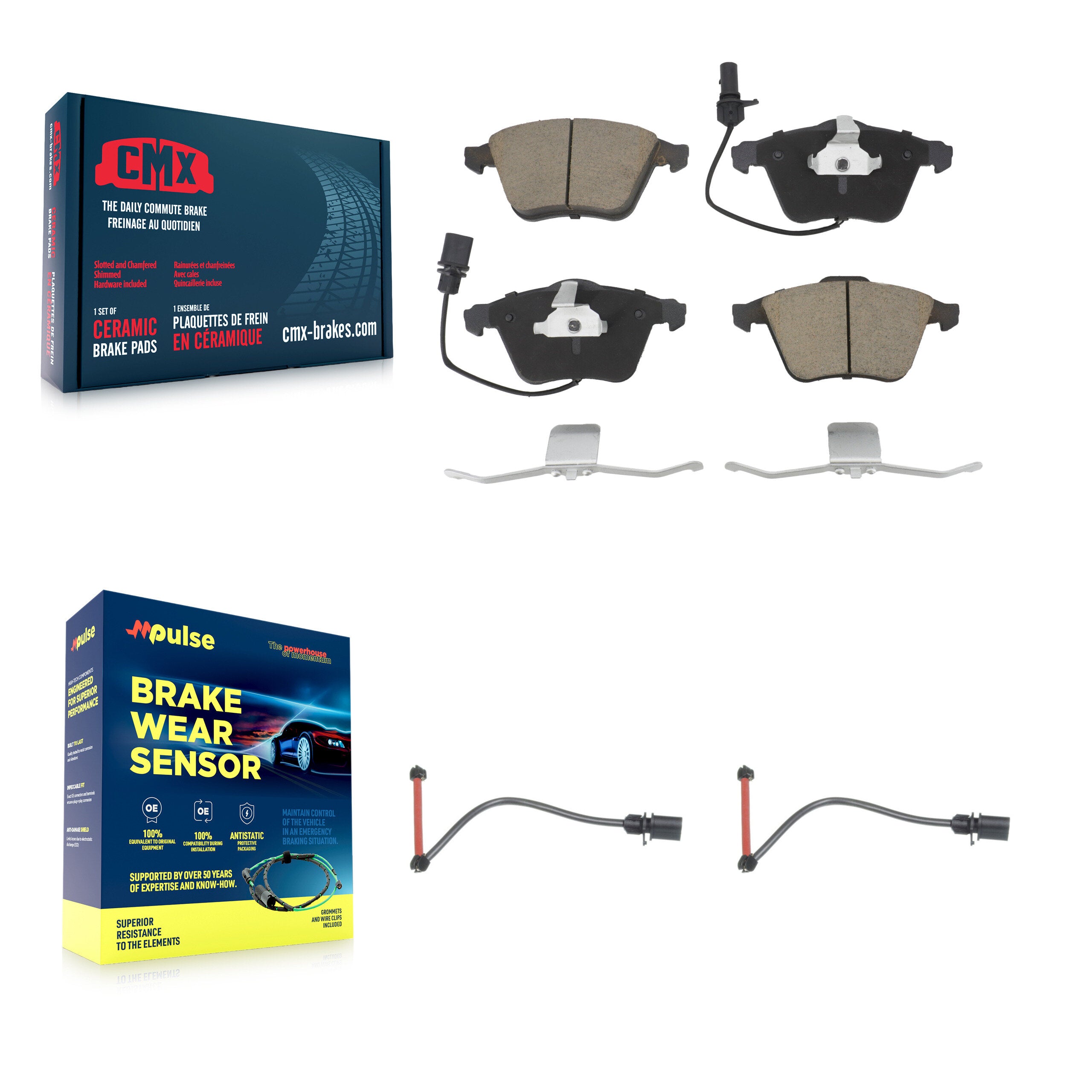 CMX KCW-100748 Disc Brake Pad for 2011 Audi A6 Quattro - Front product image
