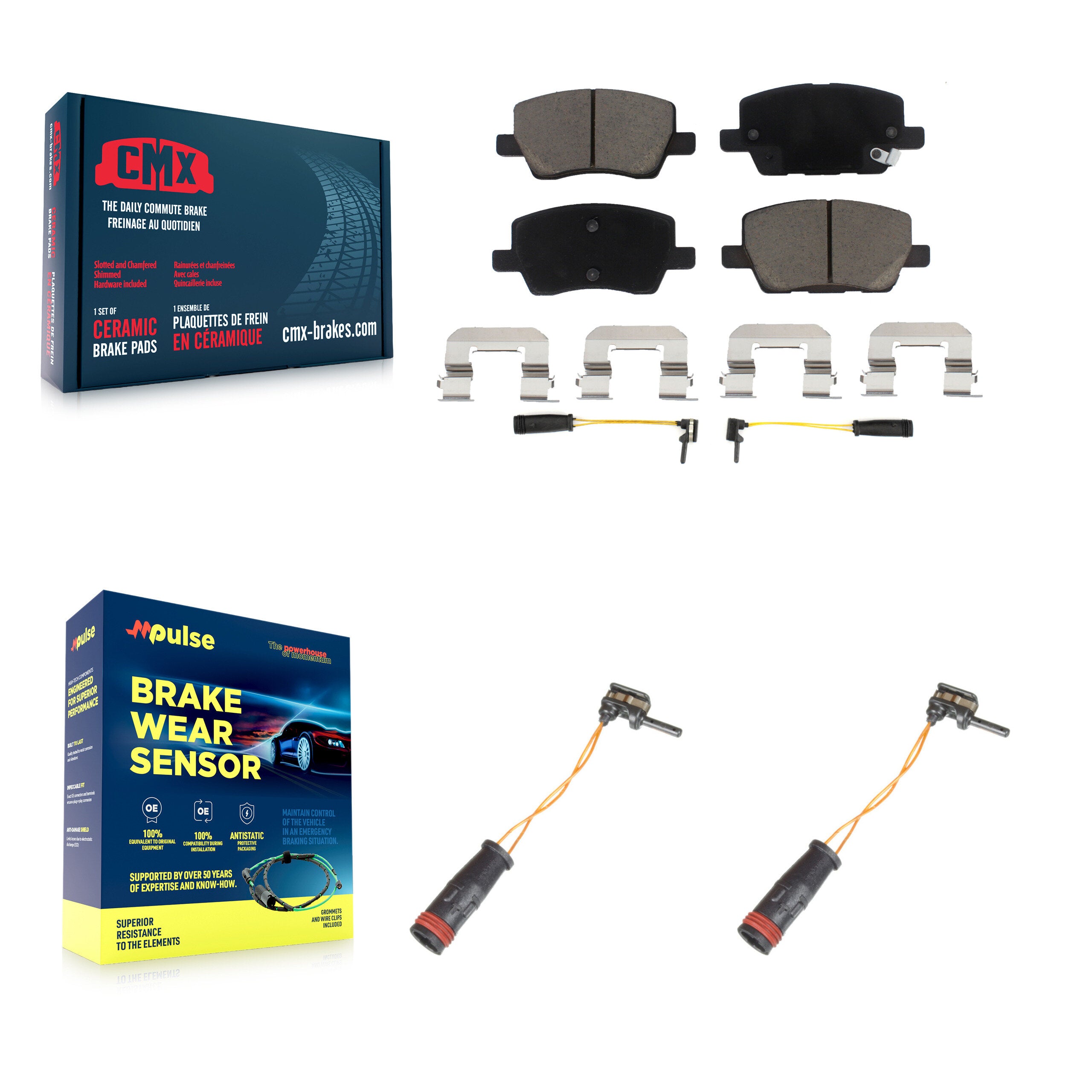 CMX KCW-100751 Disc Brake Pad for 2006-2011 Mercedes-Benz B200 - Front product image