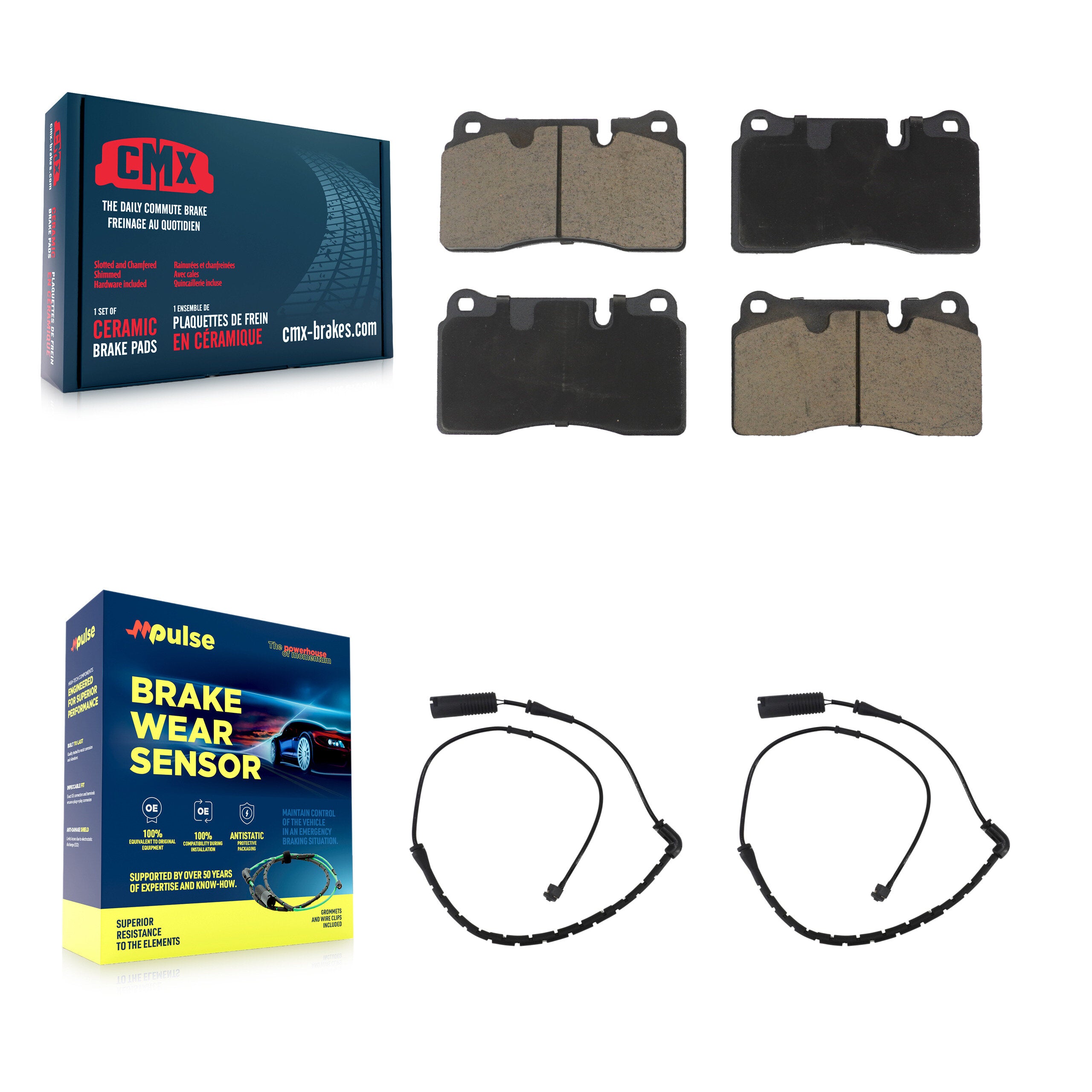 CMX KCW-100753 Disc Brake Pad for 2006-2009 Land Rover Range Rover - Front product image