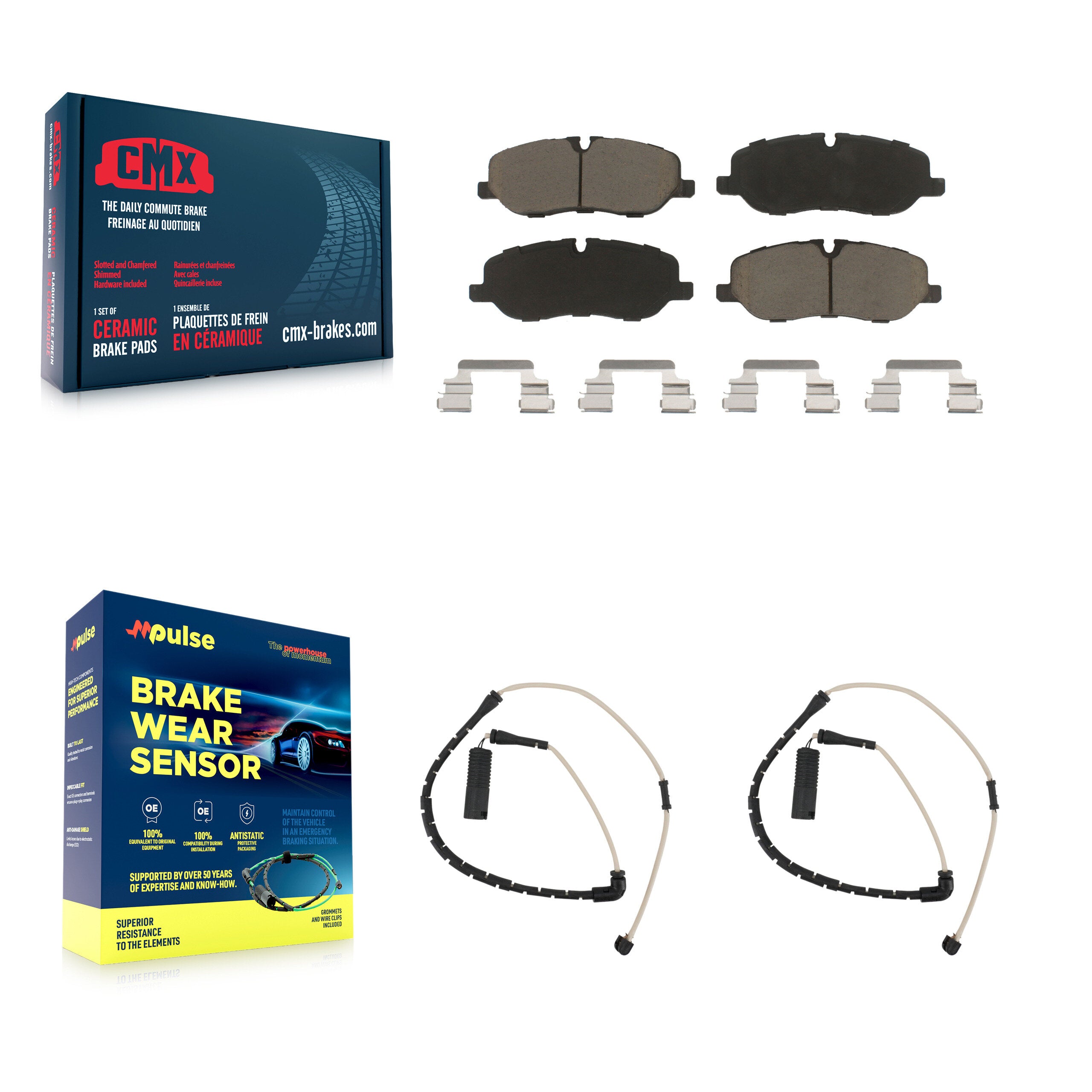 CMX KCW-100754 Disc Brake Pad for 2006-2009 Land Rover Range Rover - Front product image