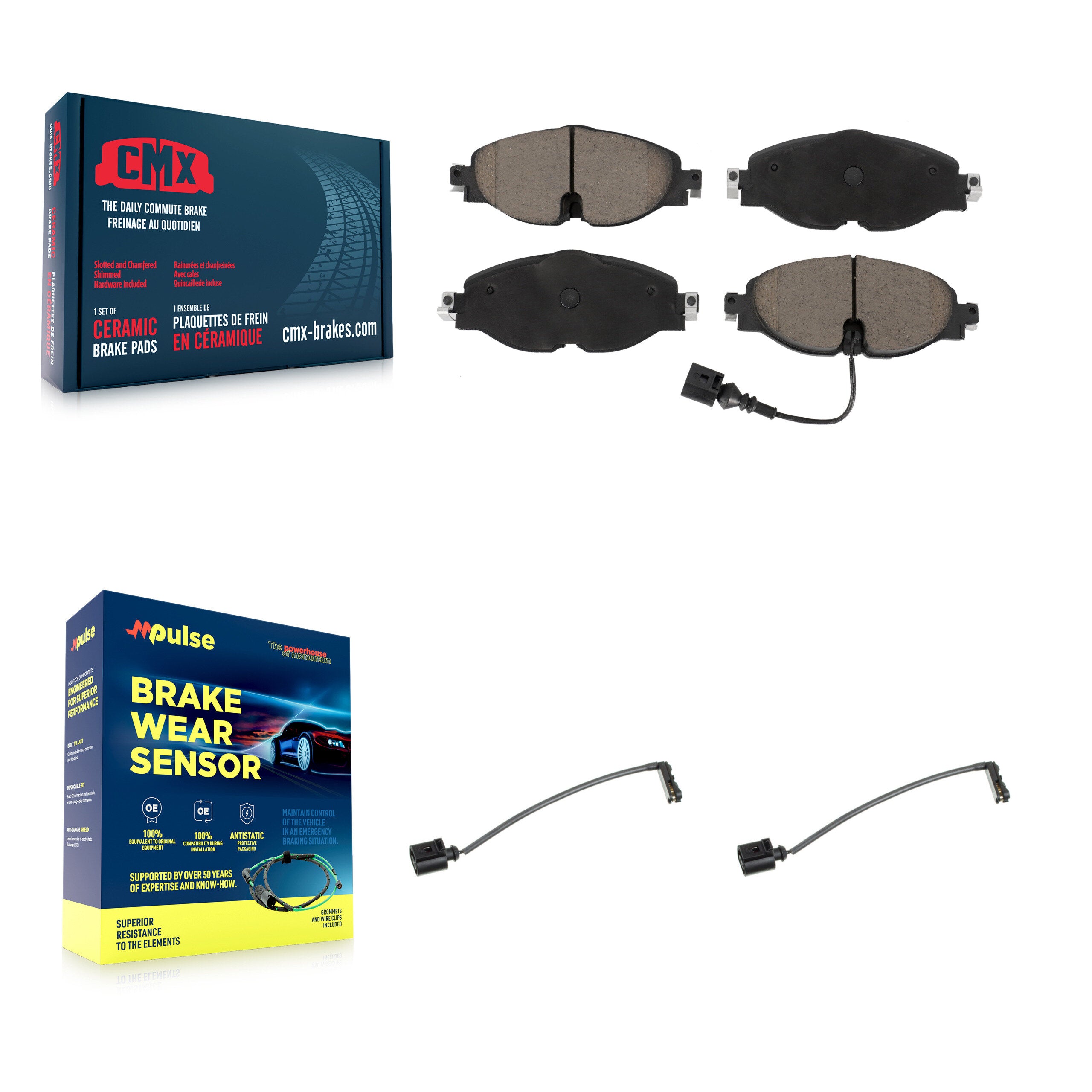 CMX KCW-100757 Disc Brake Pad for 2016 Audi TT Quattro - Front product image