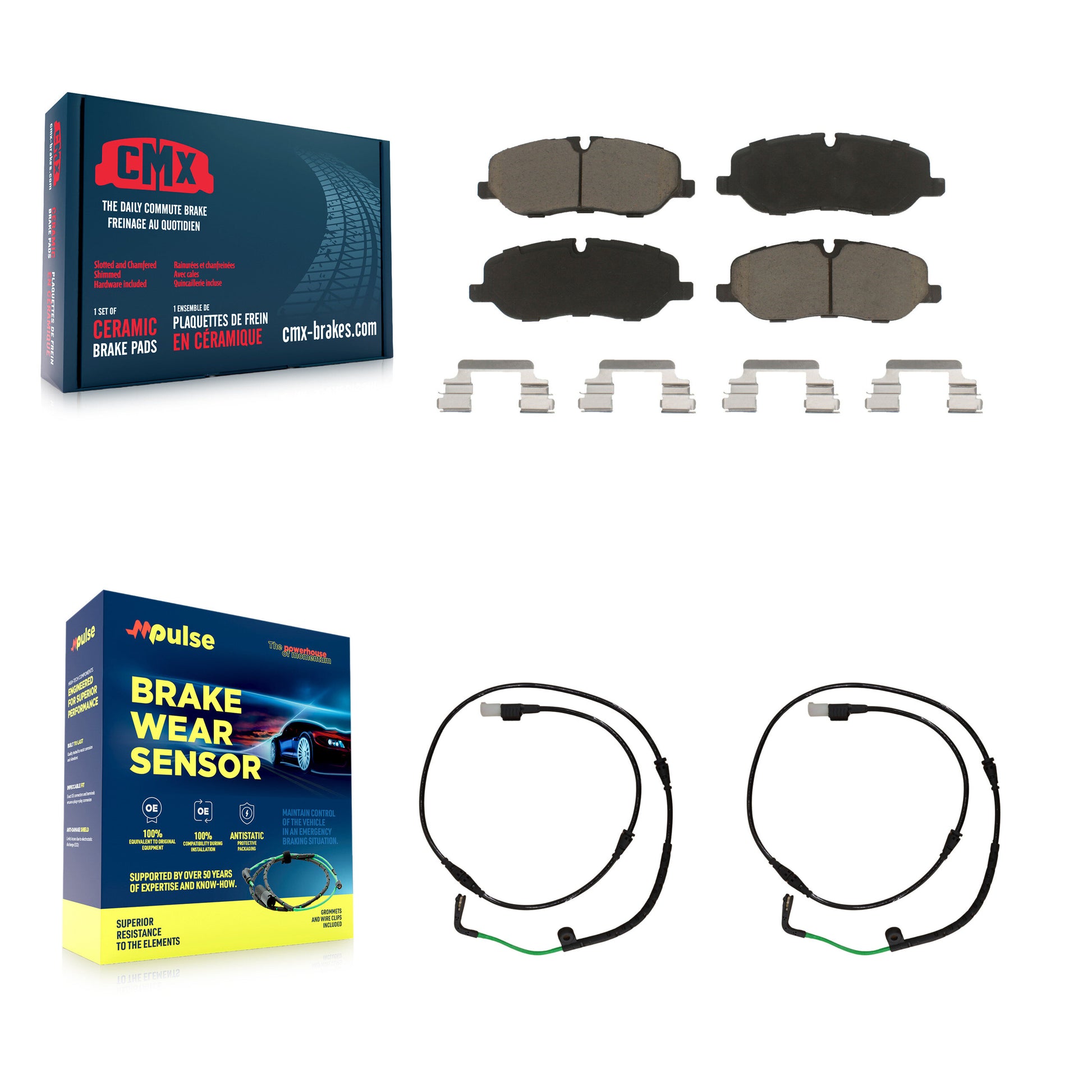 CMX KCW-100759 Disc Brake Pad for 2005-2009 Land Rover LR3 - Front product image