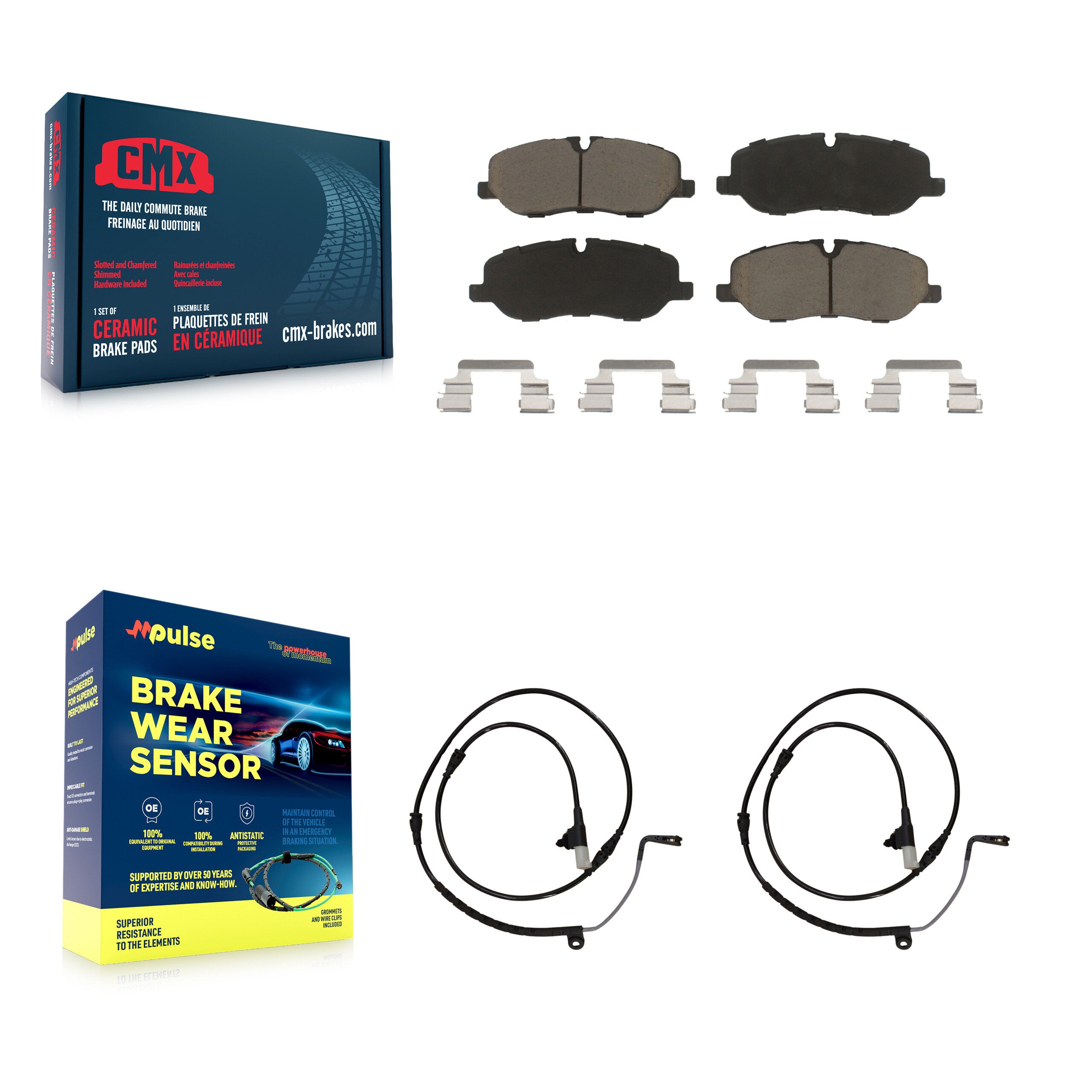CMX KCW-100760 Disc Brake Pad for 2006-2008 Land Rover Range Rover Sport - Front product image
