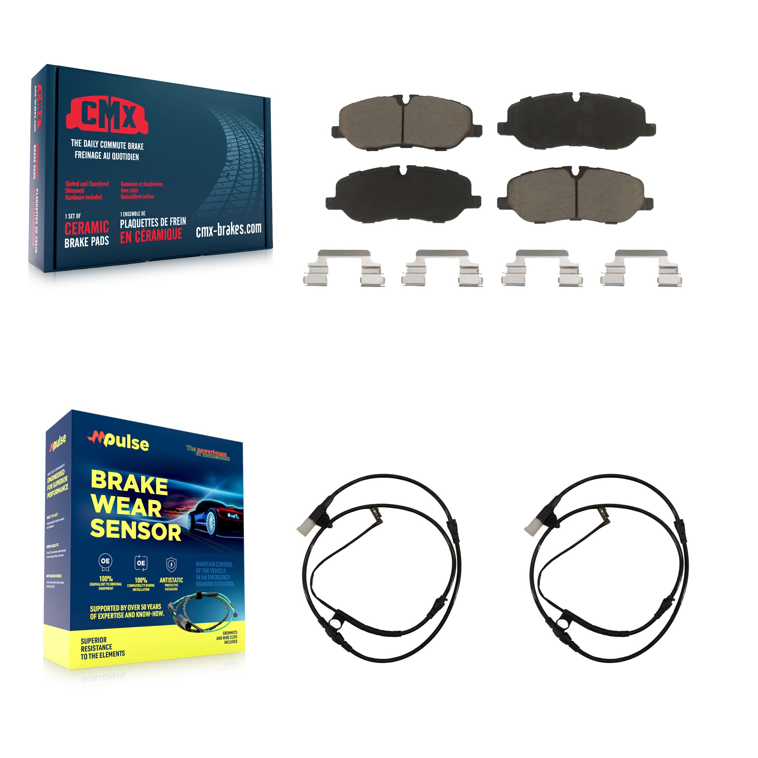 CMX KCW-100761 Disc Brake Pad for 2007-2009 Land Rover Range Rover Sport - Front product image