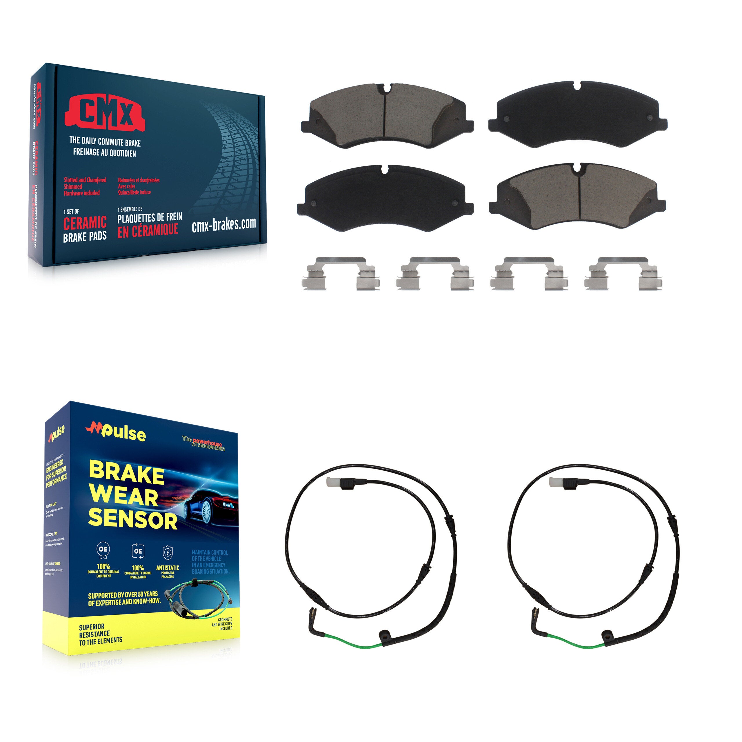 CMX KCW-100762 Disc Brake Pad for 2010-2015 Land Rover LR4 - Front product image