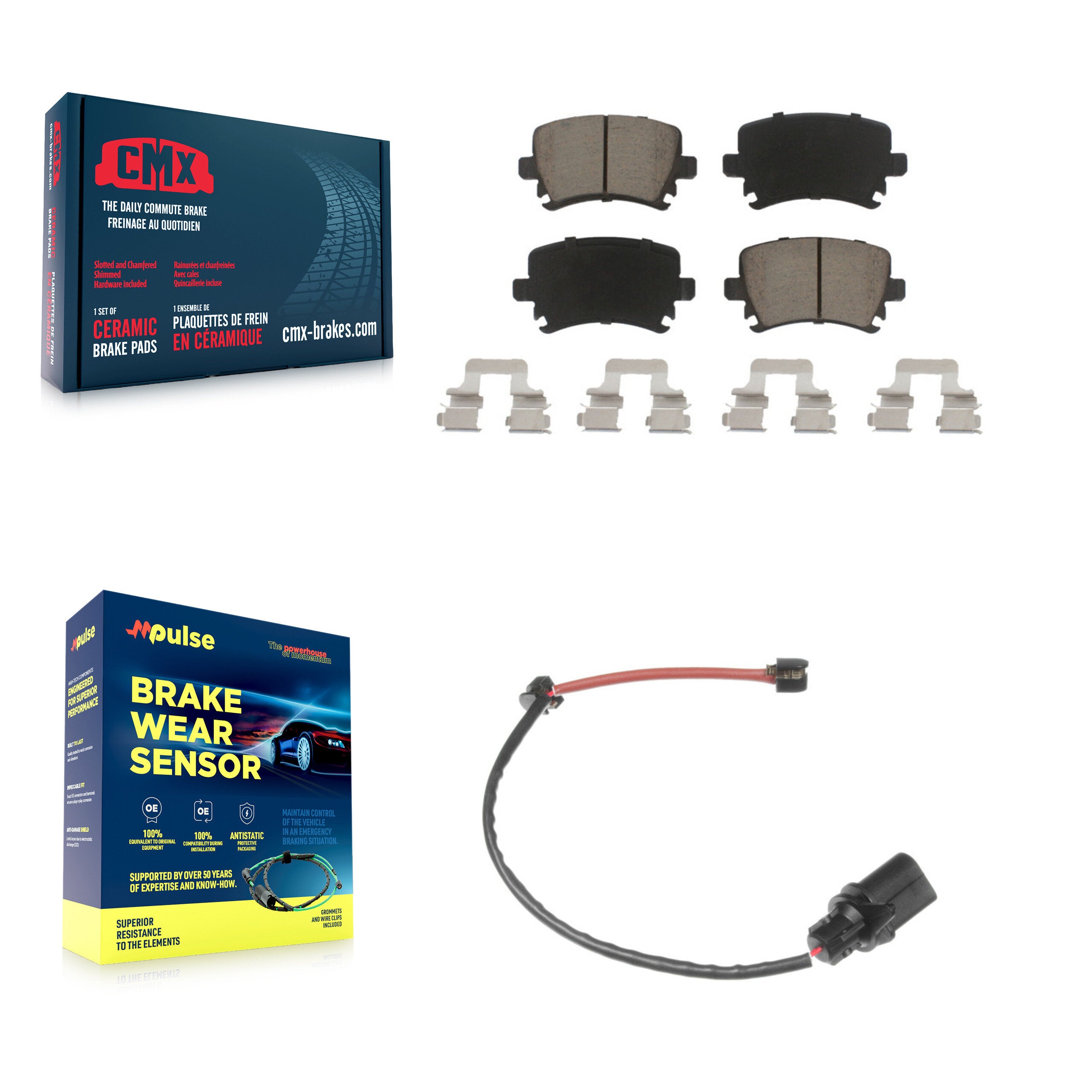 CMX KCW-100776 Disc Brake Pad for 2011 Audi A6 - Rear product image