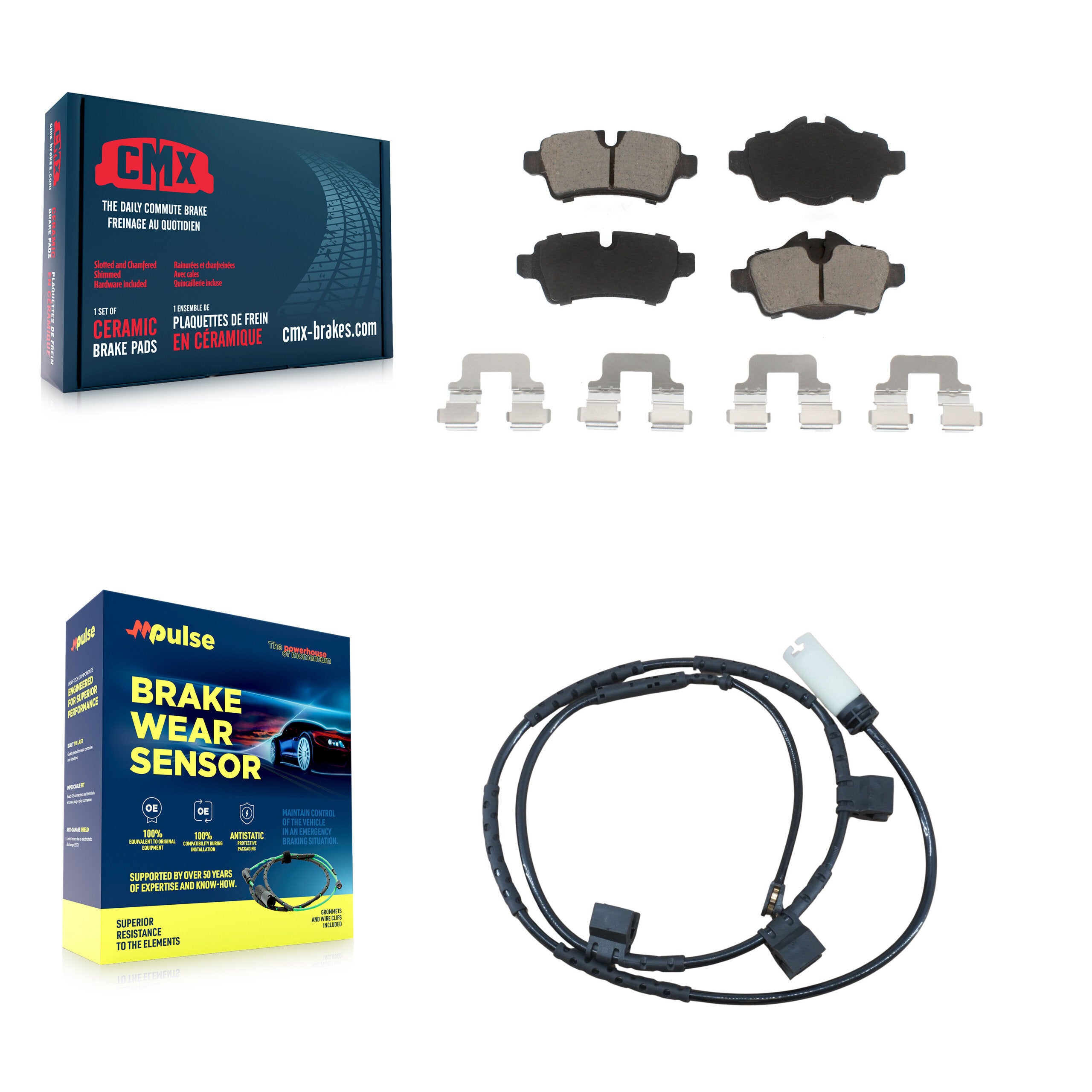 CMX KCW-100781 Disc Brake Pad for 2011-2015 Mini Cooper - Rear product image