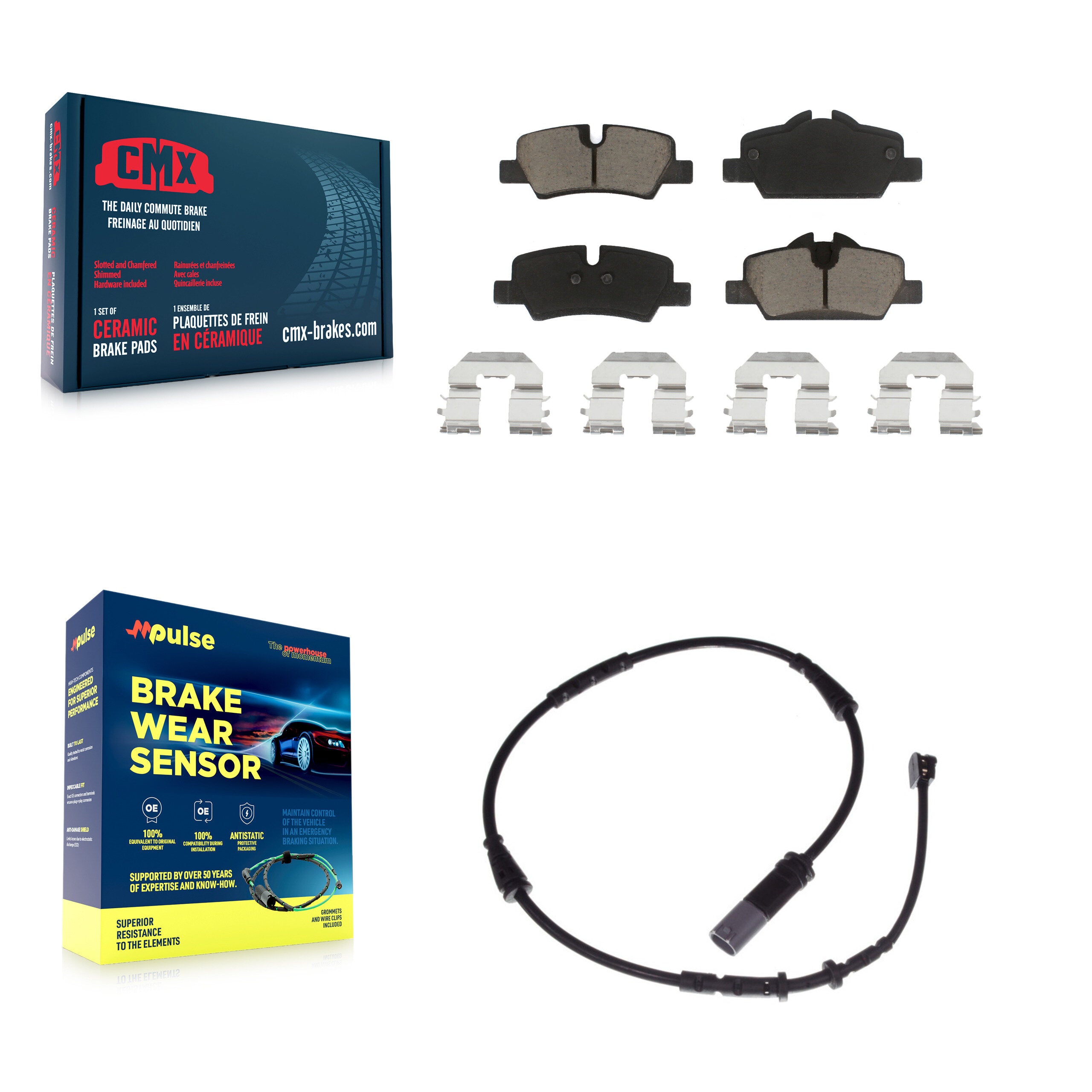 CMX KCW-100782 Disc Brake Pad for 2015-2022 Mini Cooper - Rear product image