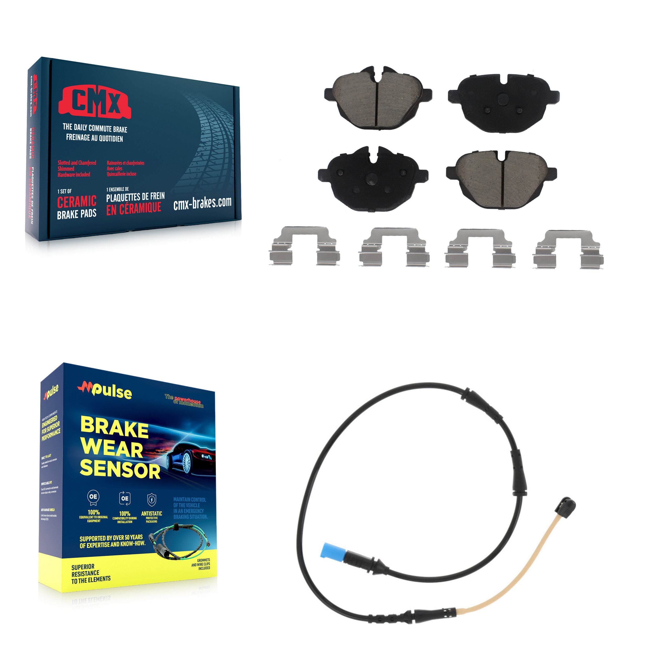 CMX KCW-100791 Disc Brake Pad for 2019-2024 BMW X4 - Rear product image