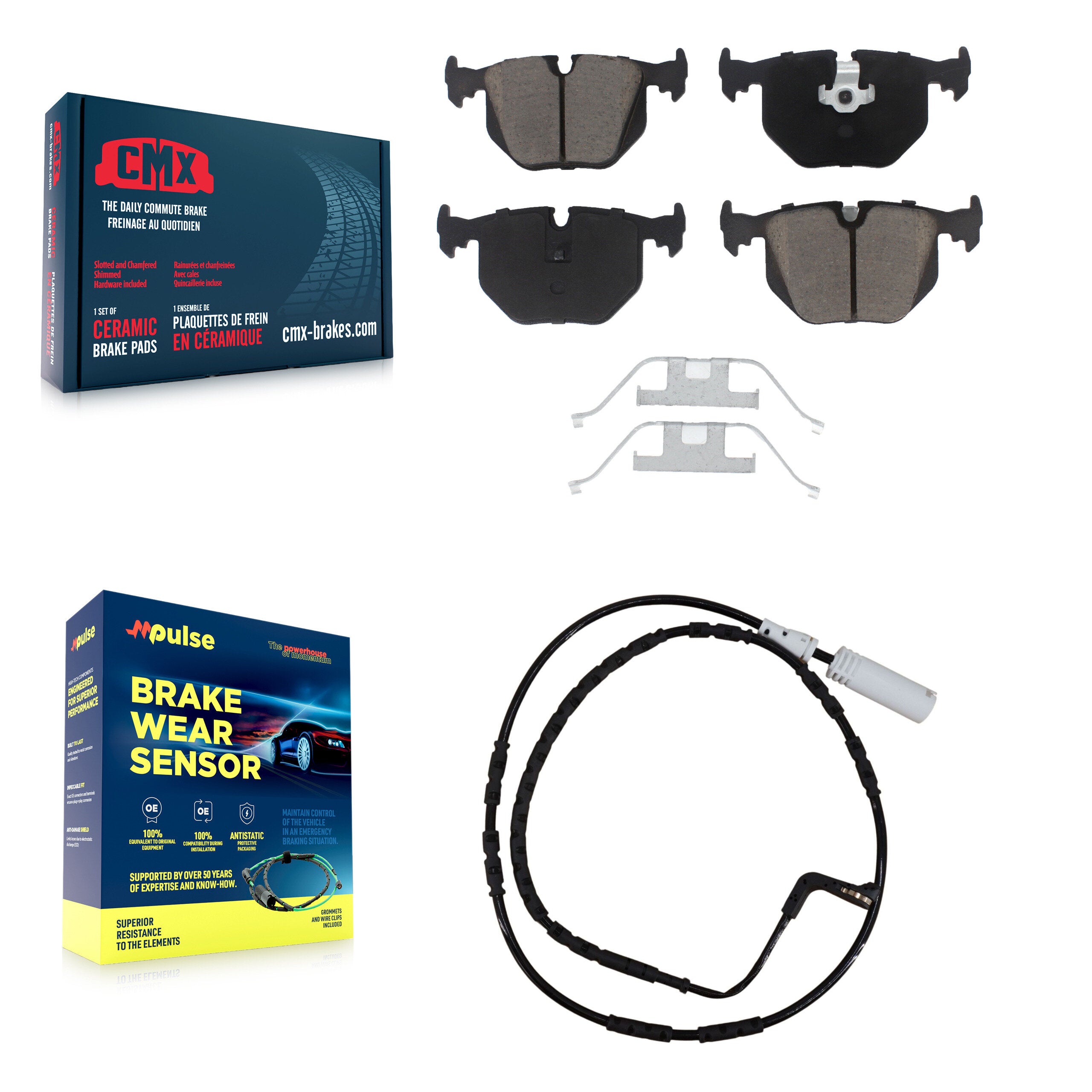CMX KCW-100797 Disc Brake Pad for 2005 BMW 330xi - Rear product image
