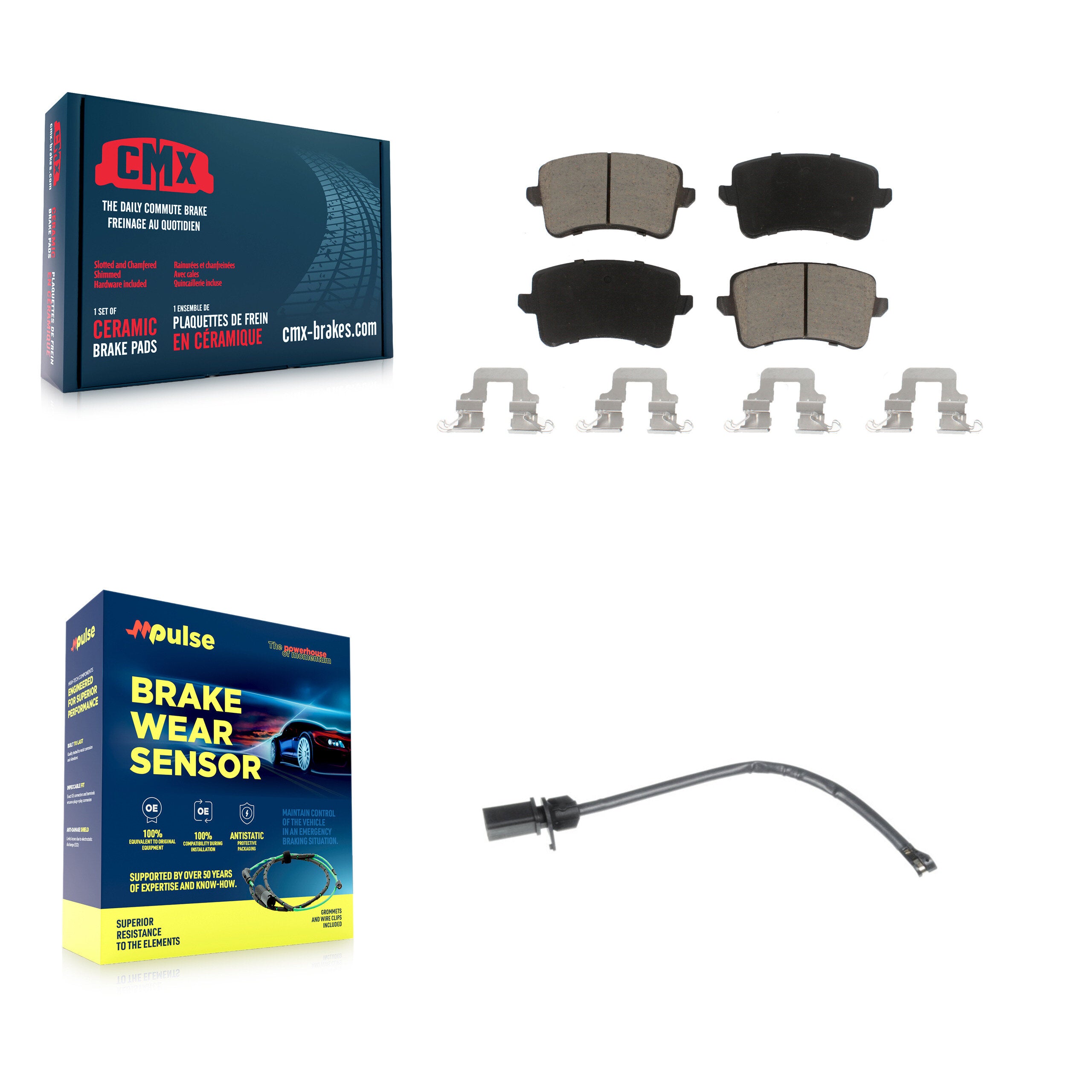 CMX KCW-100801 Disc Brake Pad for 2015 Audi Q5 - Rear product image