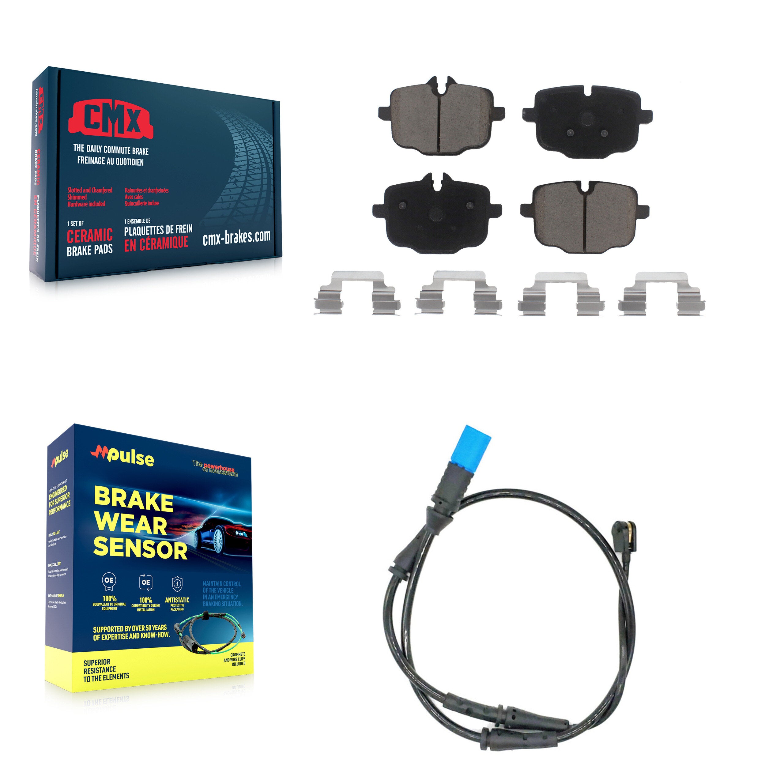 CMX KCW-100803 Disc Brake Pad for 2018-2024 BMW X3 - Rear product image