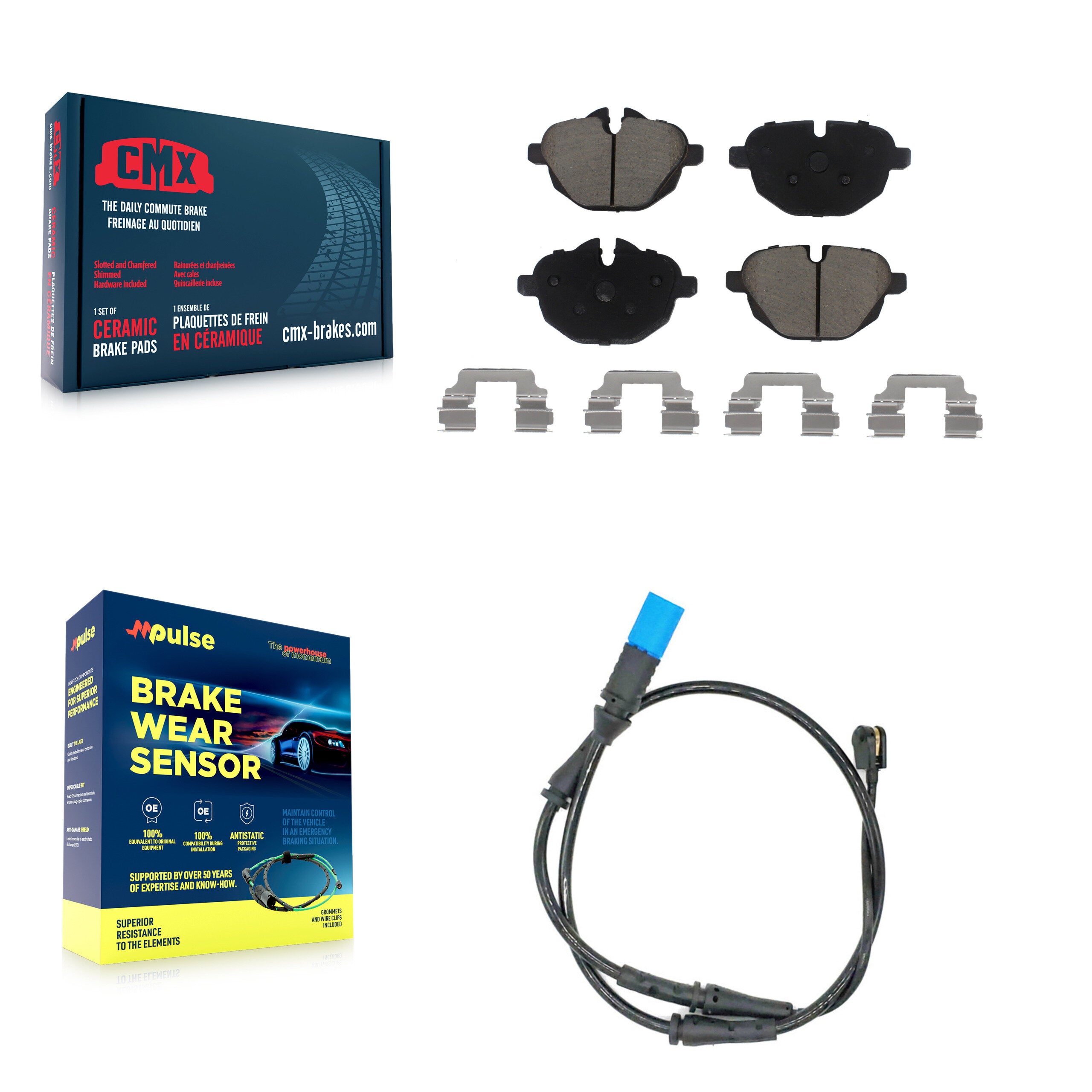 CMX KCW-100804 Disc Brake Pad for 2018-2024 BMW X3 - Rear product image