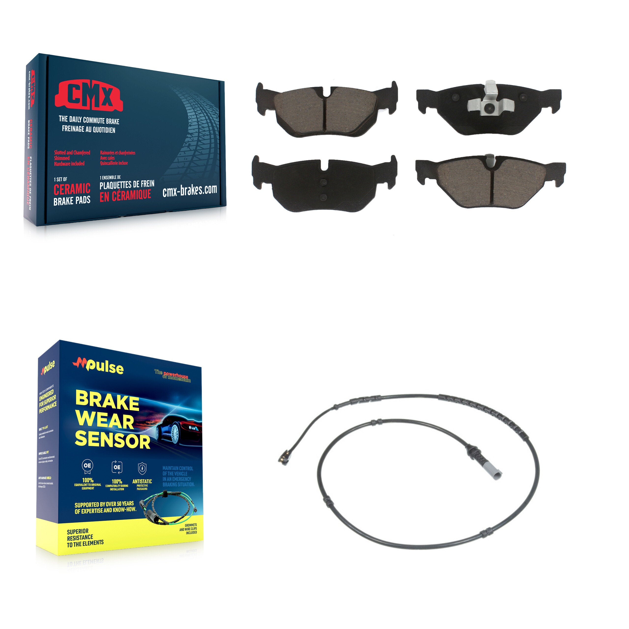 CMX KCW-100810 Disc Brake Pad for 2013 BMW 328i xDrive - Rear product image