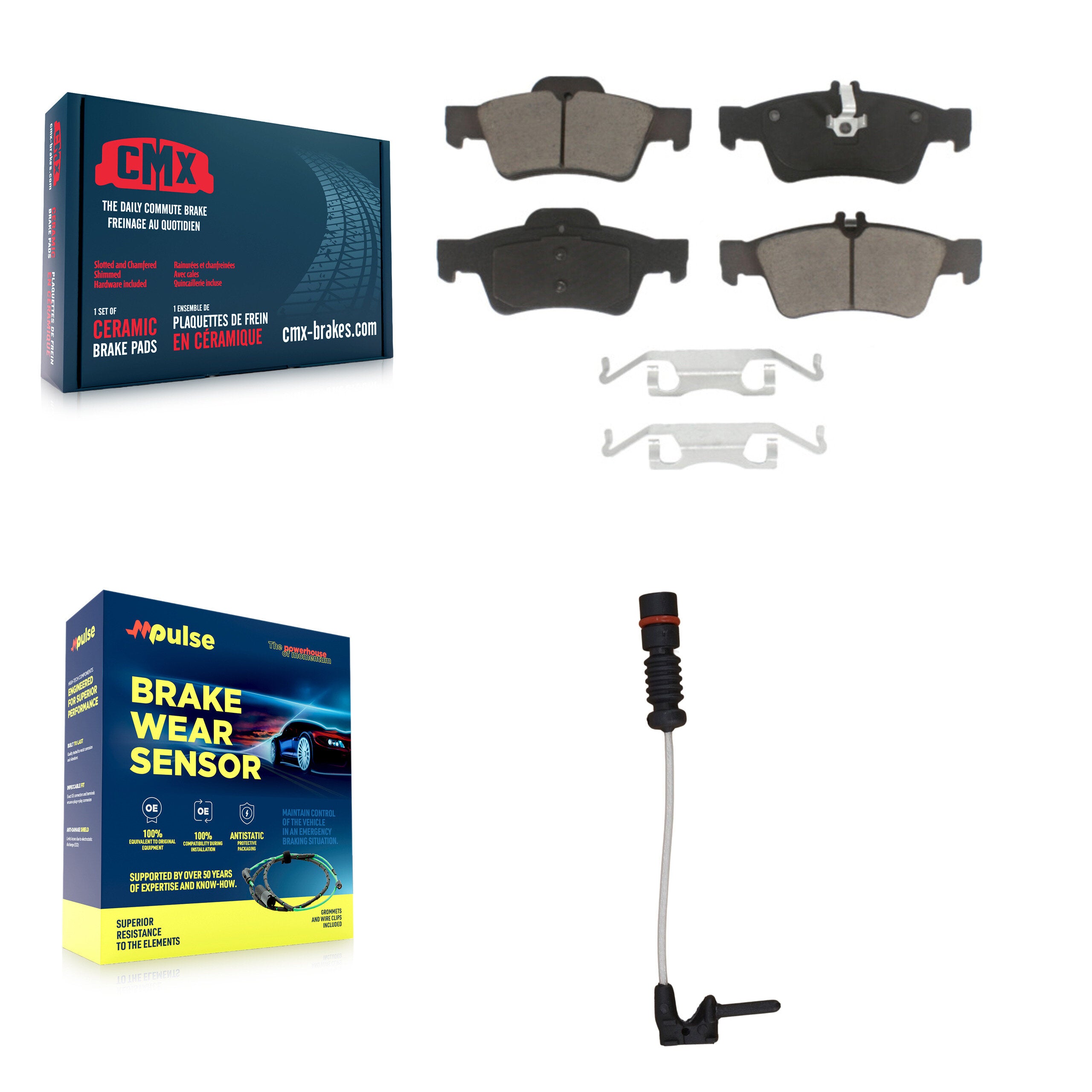 CMX KCW-100823 Disc Brake Pad for 2003 Mercedes-Benz E320 - Rear product image