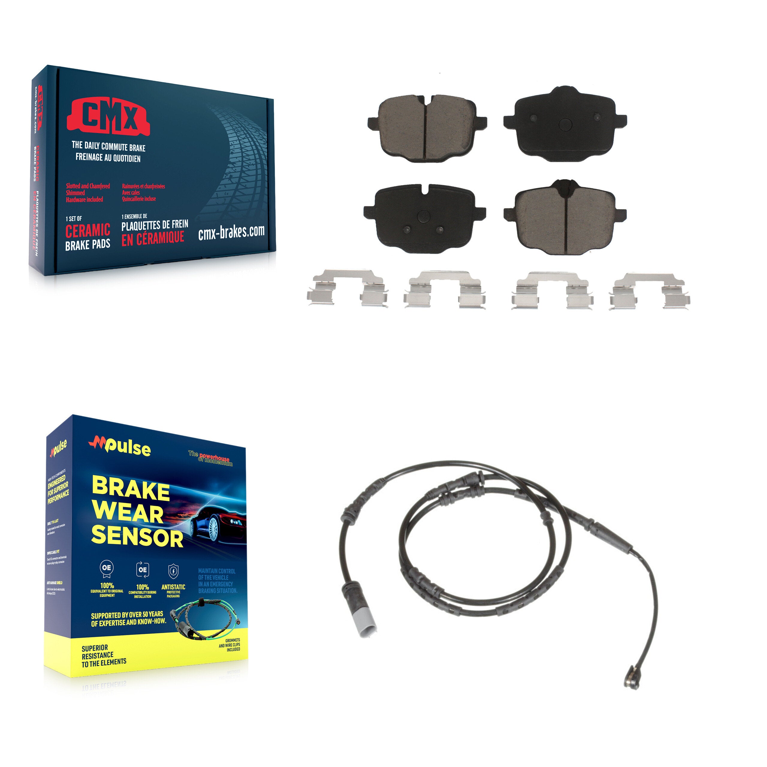 CMX KCW-100824 Disc Brake Pad for 2012 BMW X3 - Rear product image