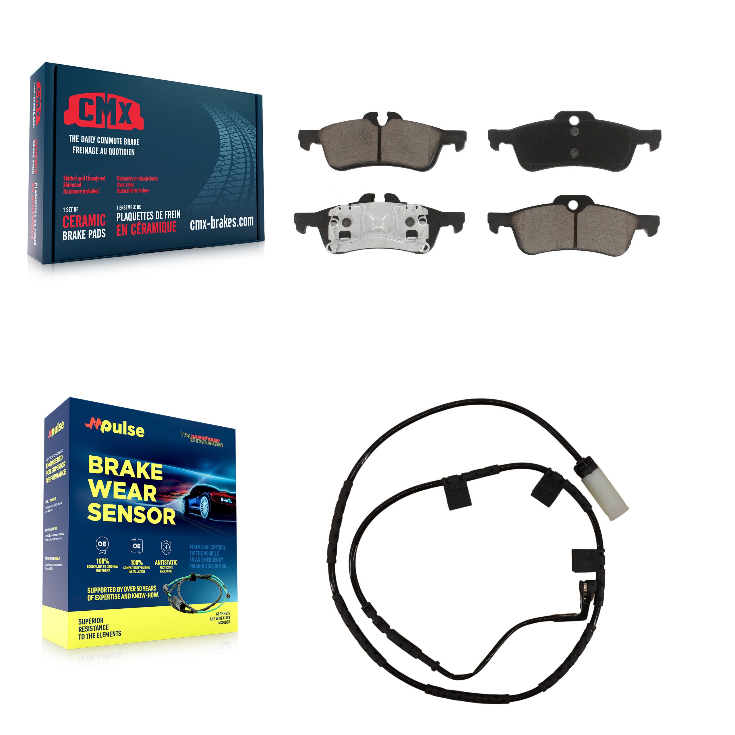 CMX KCW-100834 Disc Brake Pad for 2006 Mini Cooper - Rear product image