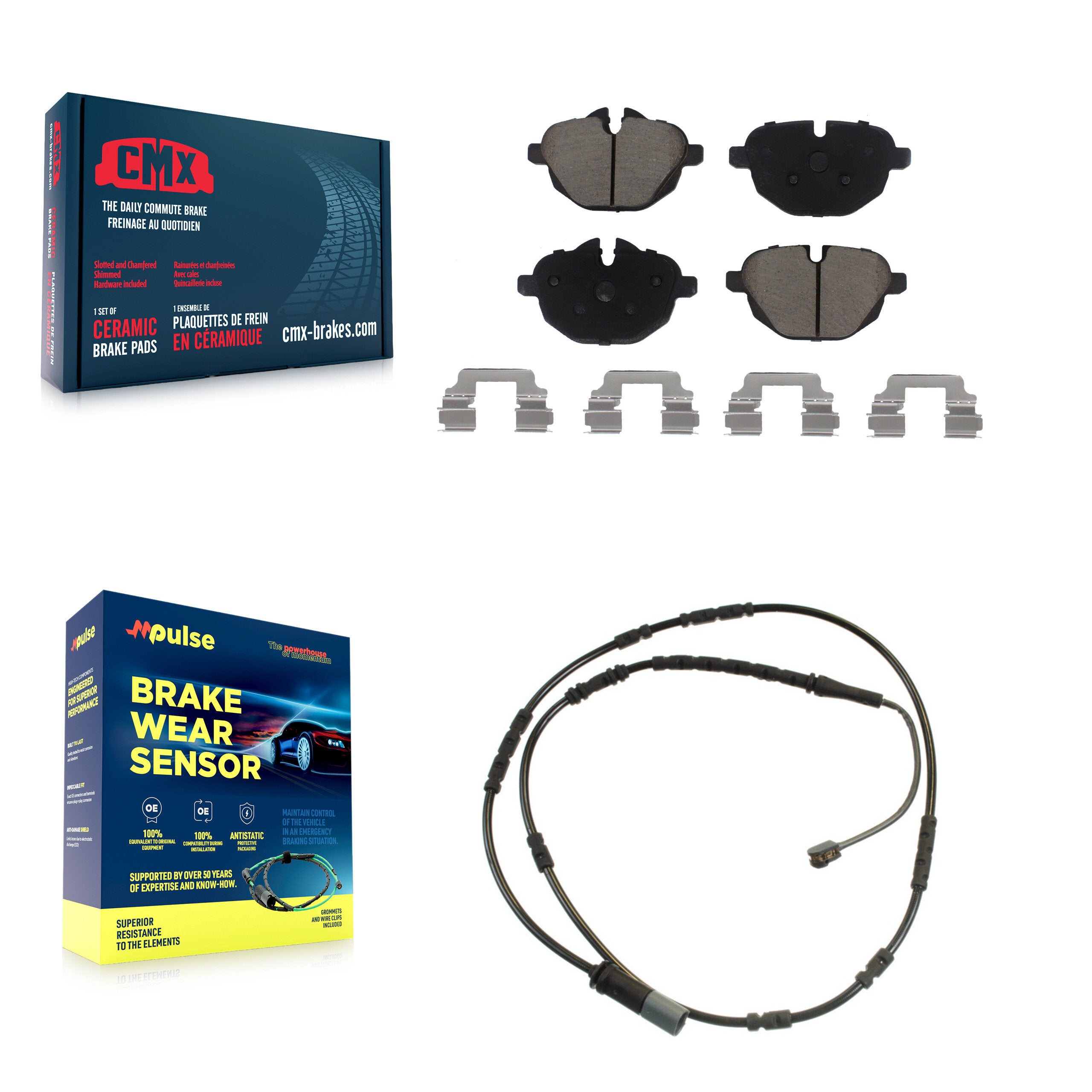 CMX KCW-100853 Disc Brake Pad for 2014-2020 BMW i8 - Rear product image