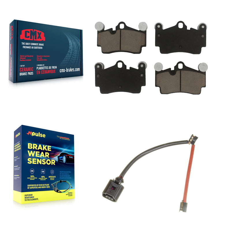 CMX KCW-100860 Disc Brake Pad for 2003-2015 Audi Q7, Porsche Cayenne, Volkswagen Touareg - Rear product image