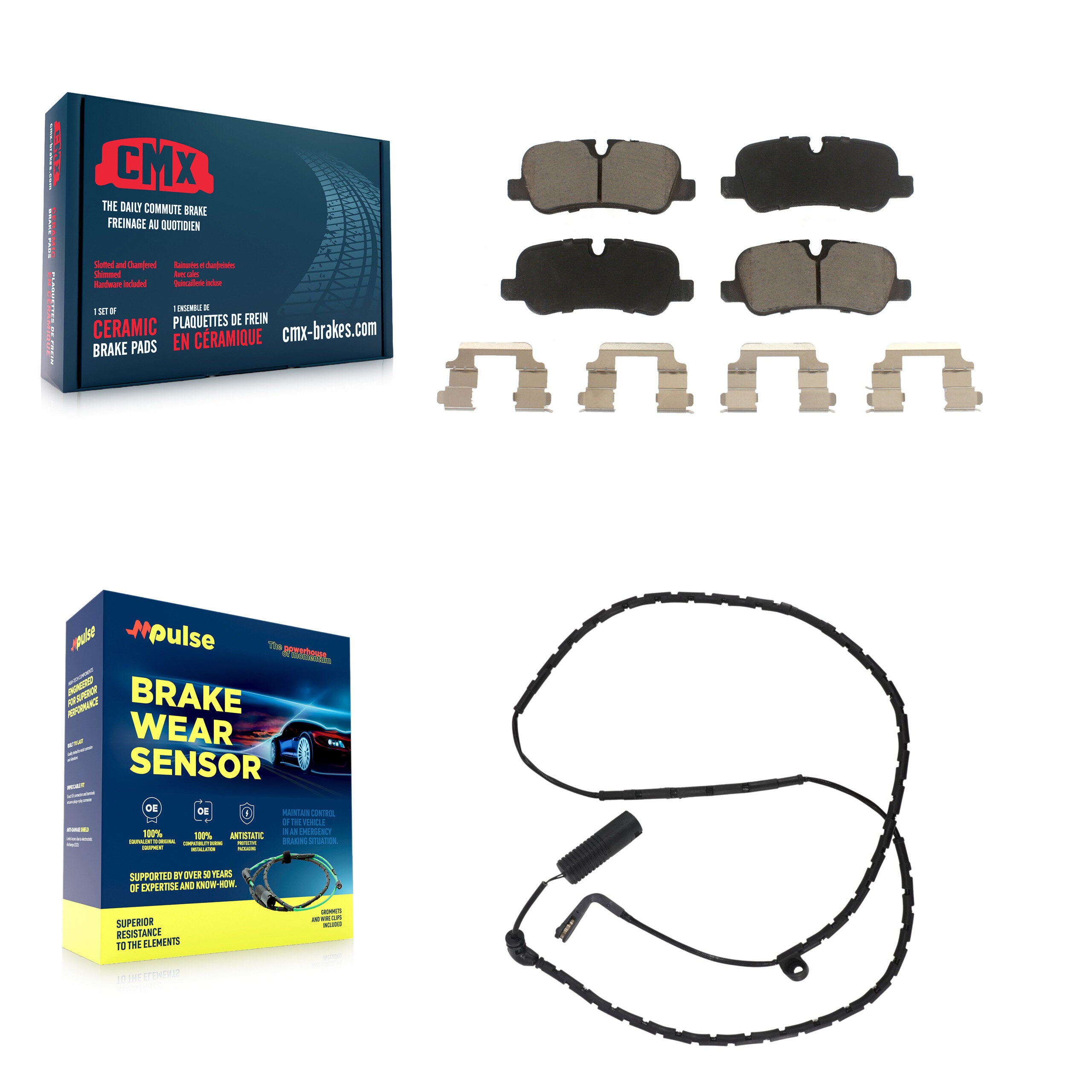 CMX KCW-100865 Disc Brake Pad for 2006-2012 Land Rover Range Rover - Rear product image