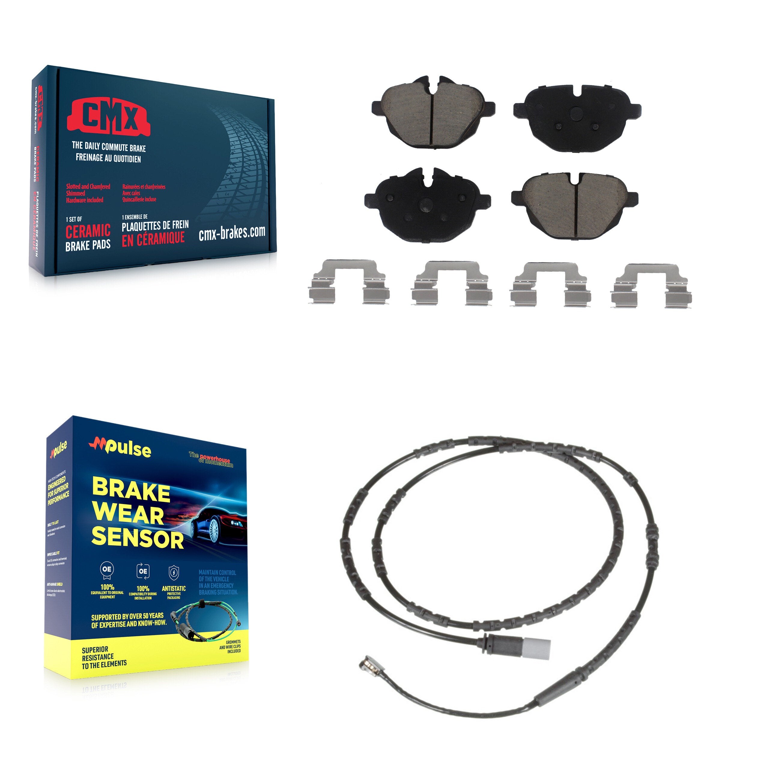 CMX KCW-100880 Disc Brake Pad for 2011-2016 BMW Z4 - Rear product image