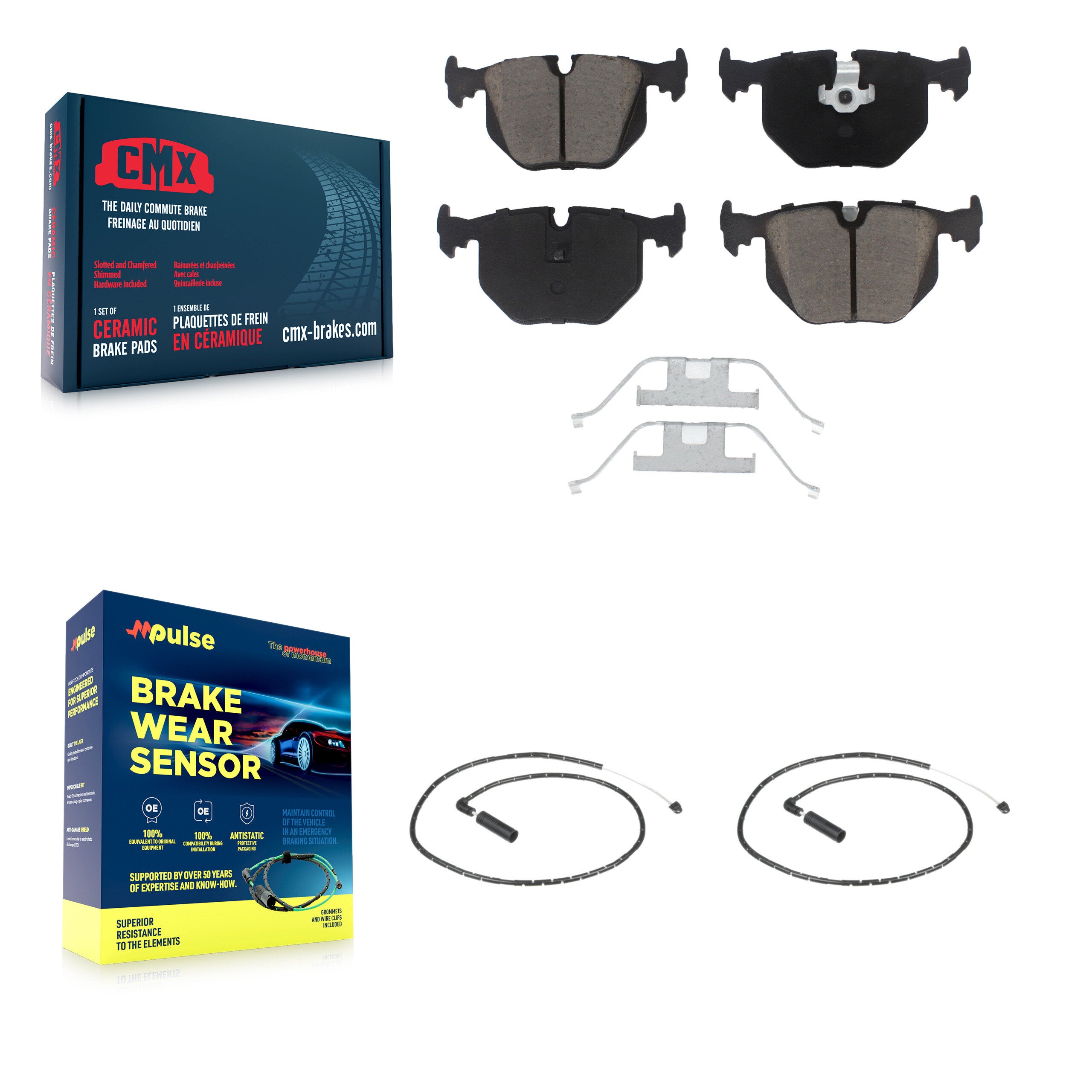 CMX KCW-100886 Disc Brake Pad for 2004-2010 BMW X3 - Rear product image