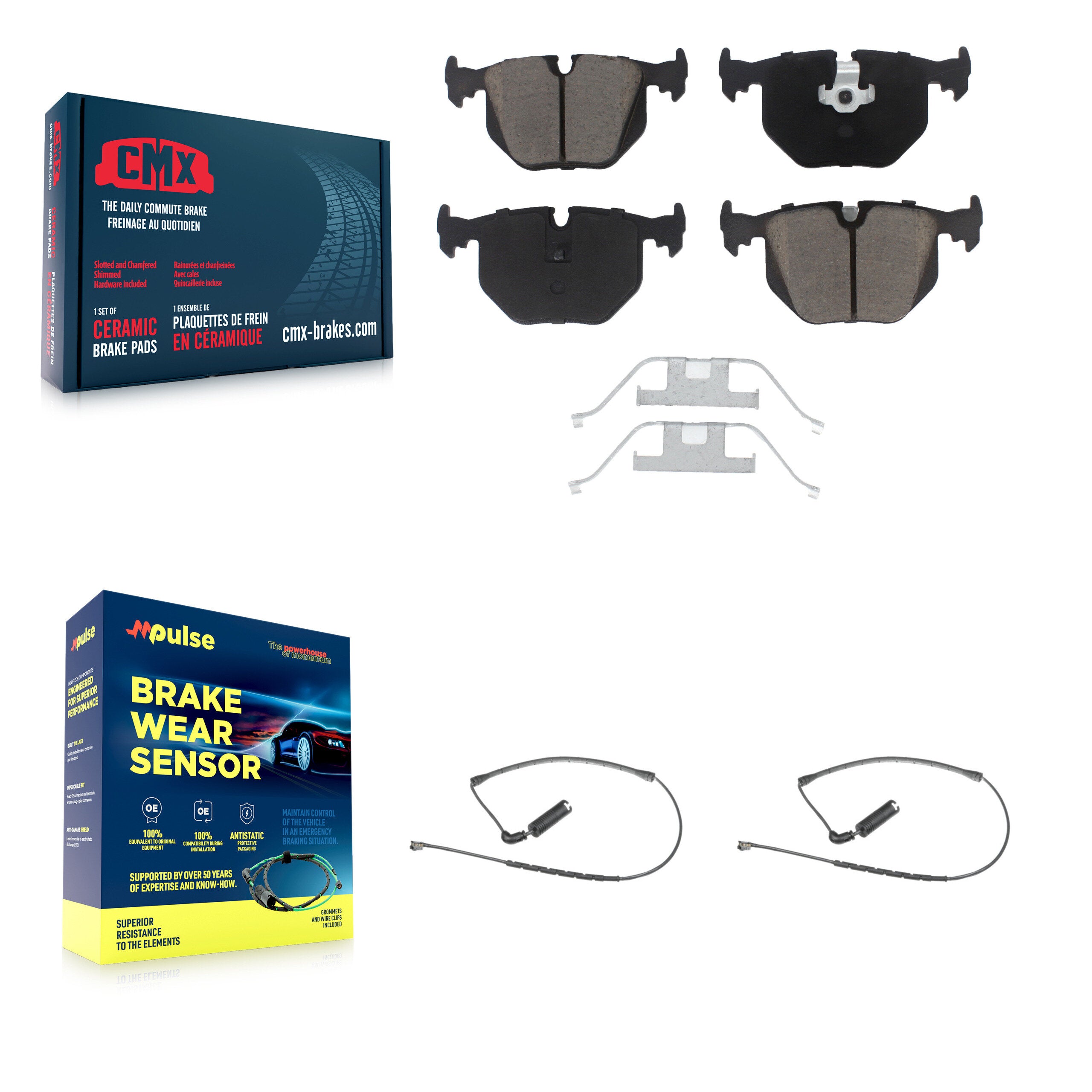CMX KCW-100892 Disc Brake Pad for 2000-2006 BMW X5 - Rear product image