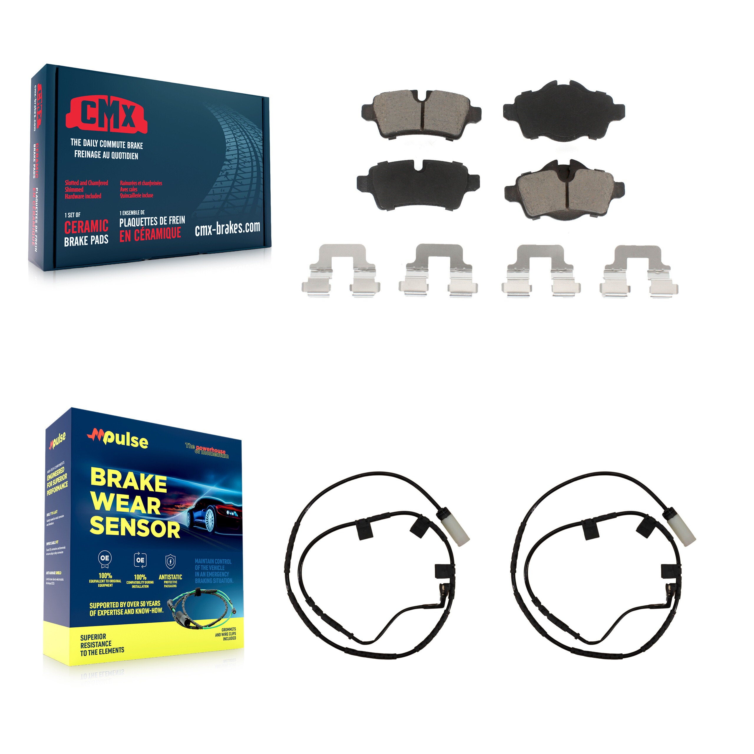 CMX KCW-100895 Disc Brake Pad for 2007-2013 Mini Cooper - Rear product image