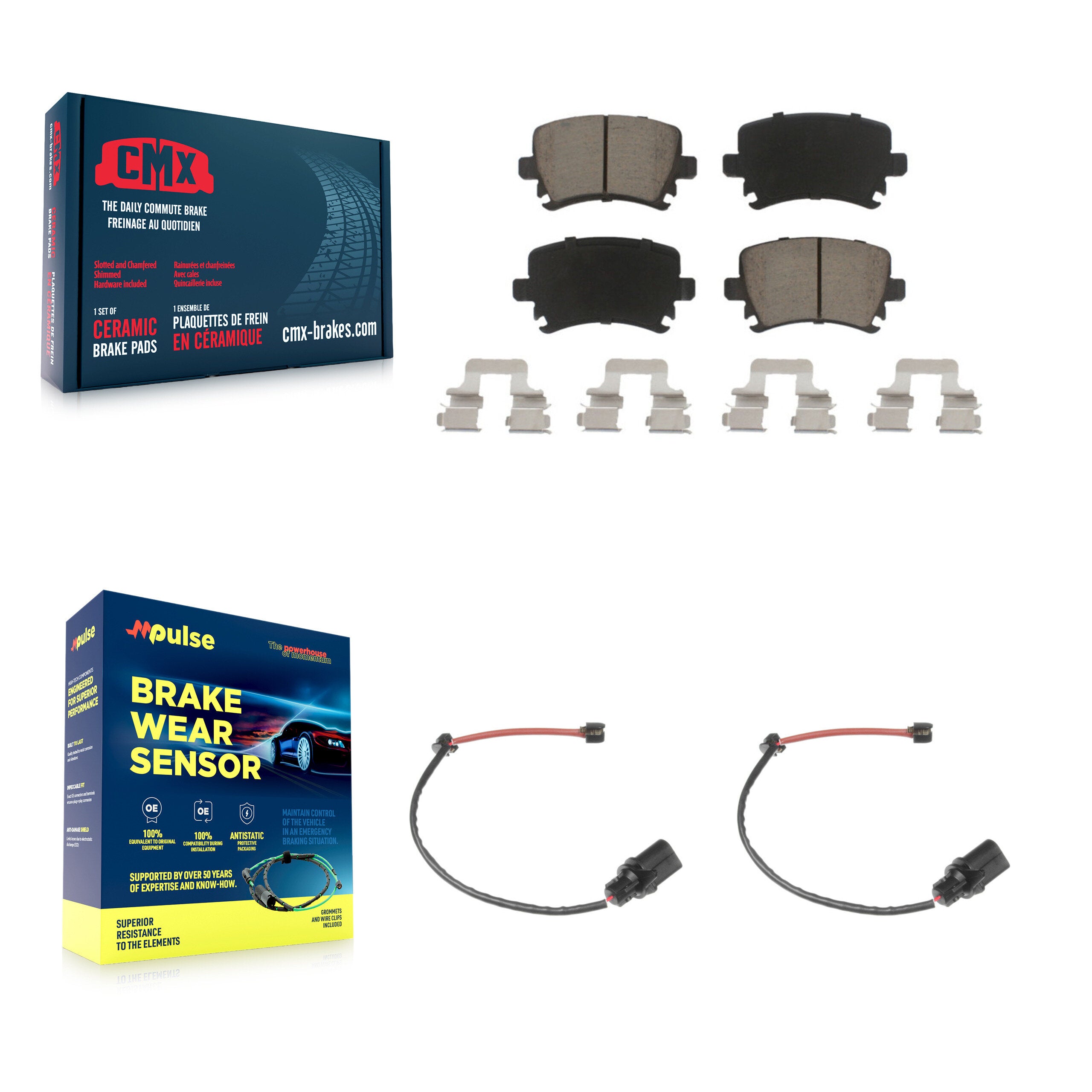 CMX KCW-100899 Disc Brake Pad for 2011 Audi A6 - Rear product image