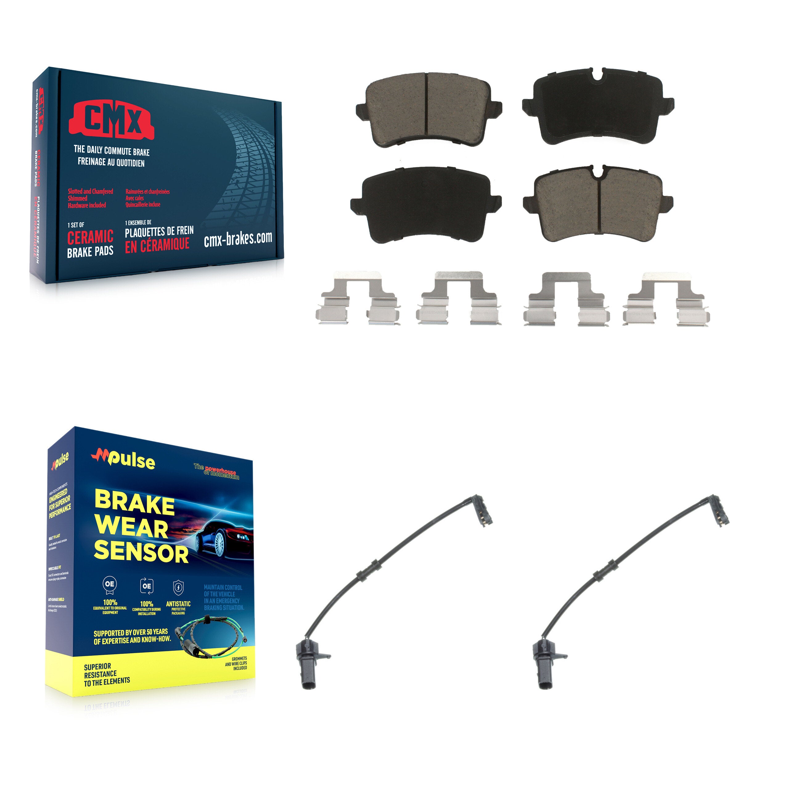 CMX KCW-100907 Disc Brake Pad for 2011-2012 Audi A8 Quattro - Rear product image