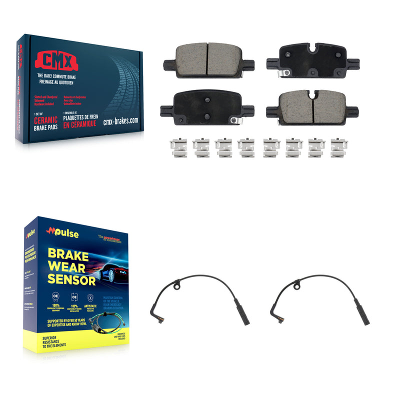 CMX KCW-100908 Disc Brake Pad for 2019-2024 Cadillac LYRIQ, Chevrolet Colorado, GMC Canyon & more - Rear product image