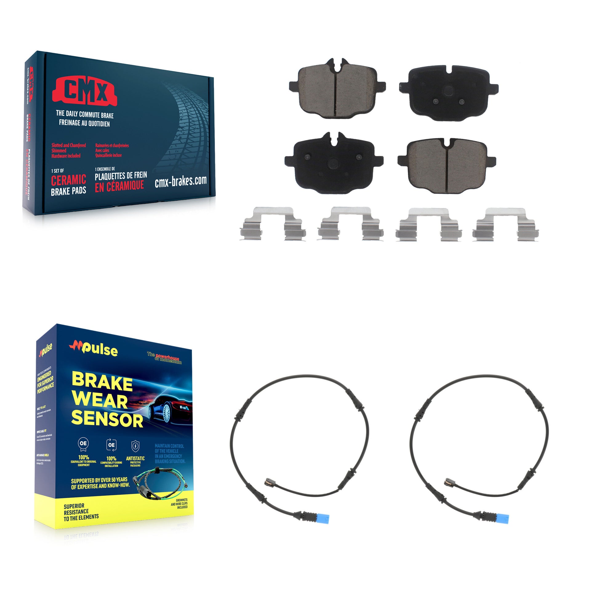 CMX KCW-100912 Disc Brake Pad for 2019-2024 BMW X5, BMW X6, BMW X7 - Rear product image