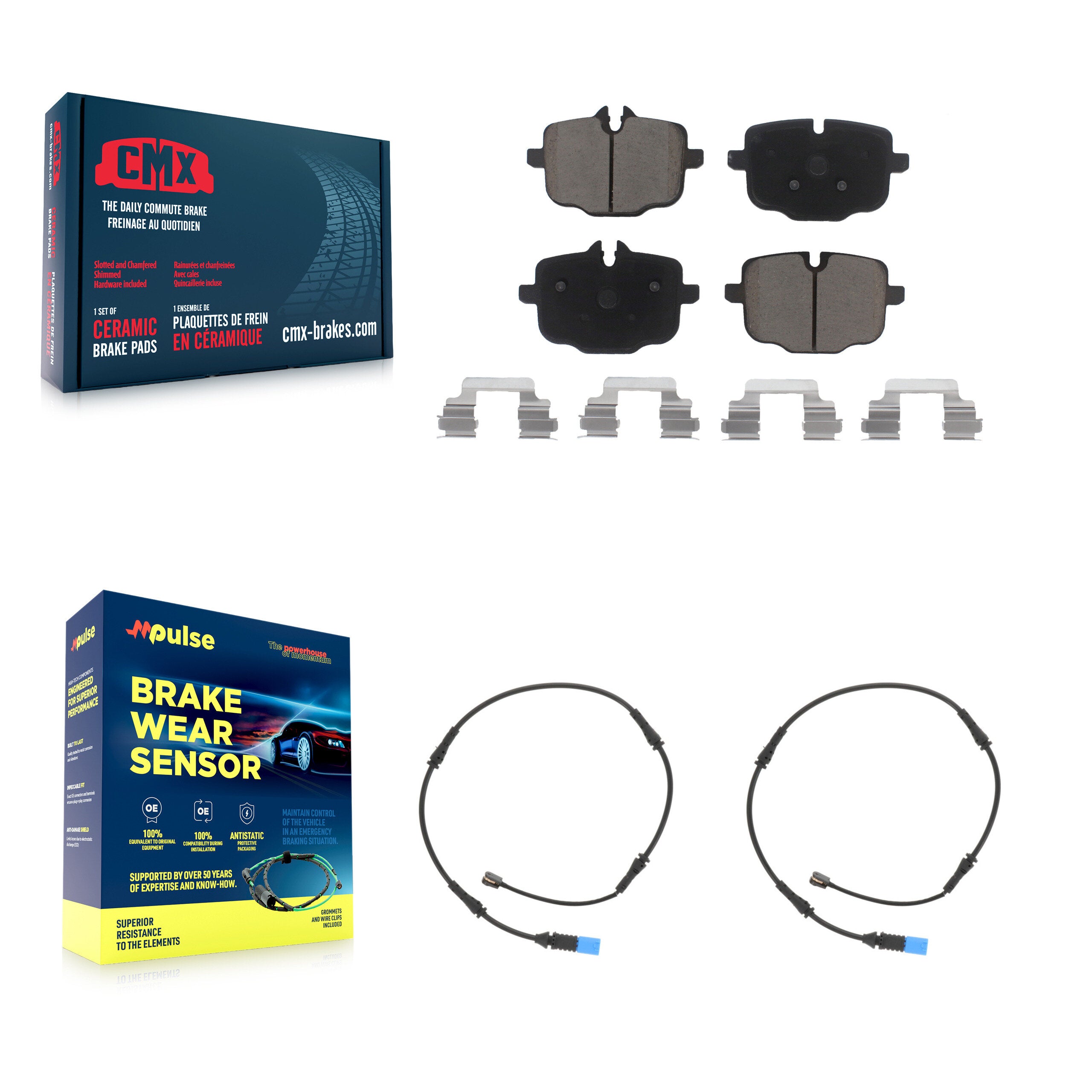 CMX KCW-100912 Disc Brake Pad for 2019-2024 BMW X5, BMW X6, BMW X7 - Rear product image