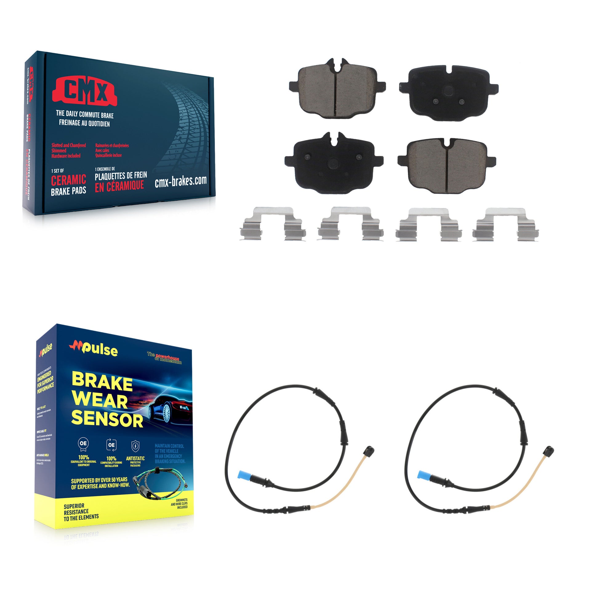 CMX KCW-100913 Disc Brake Pad for 2019-2024 BMW X4 - Rear product image