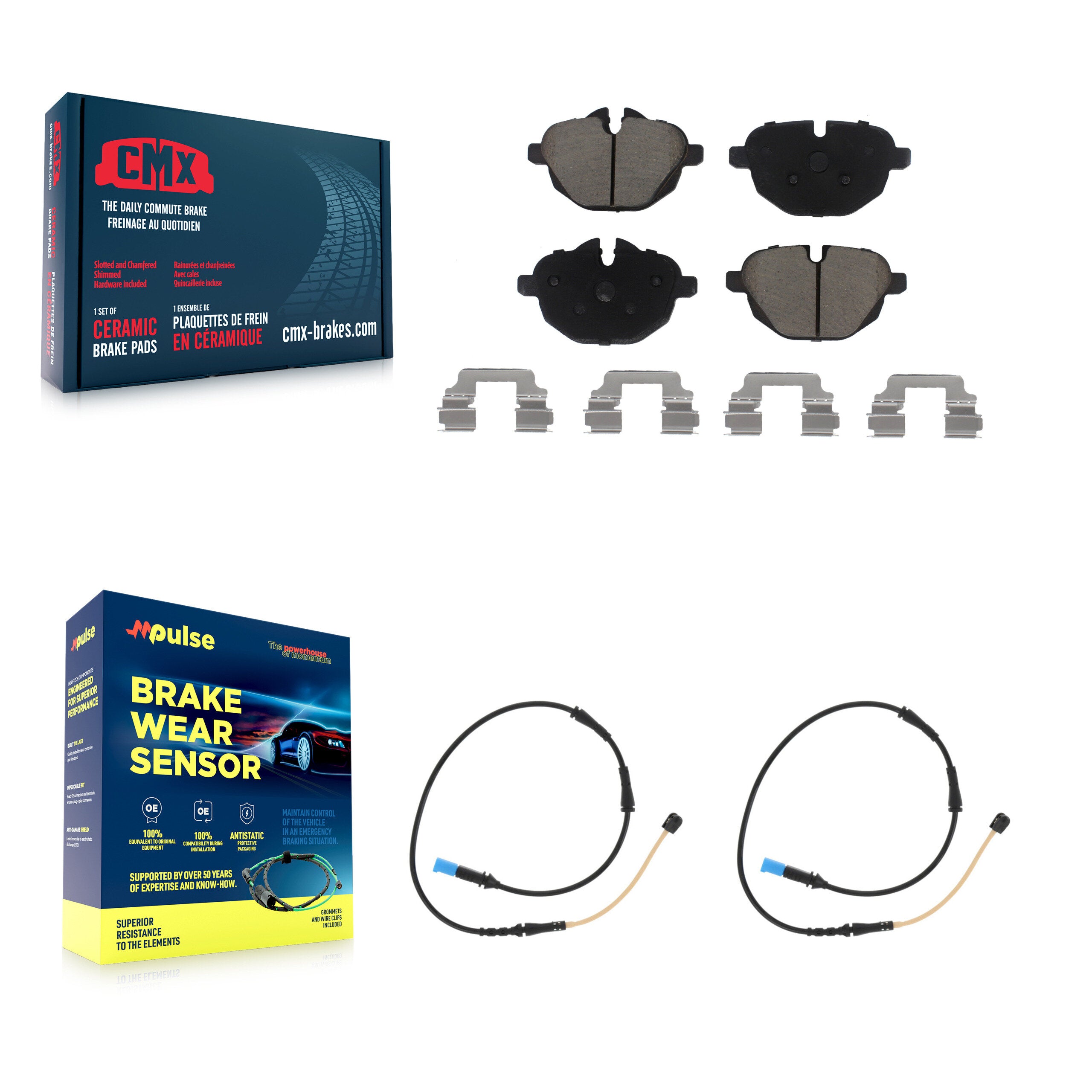 CMX KCW-100914 Disc Brake Pad for 2019-2024 BMW X4 - Rear product image