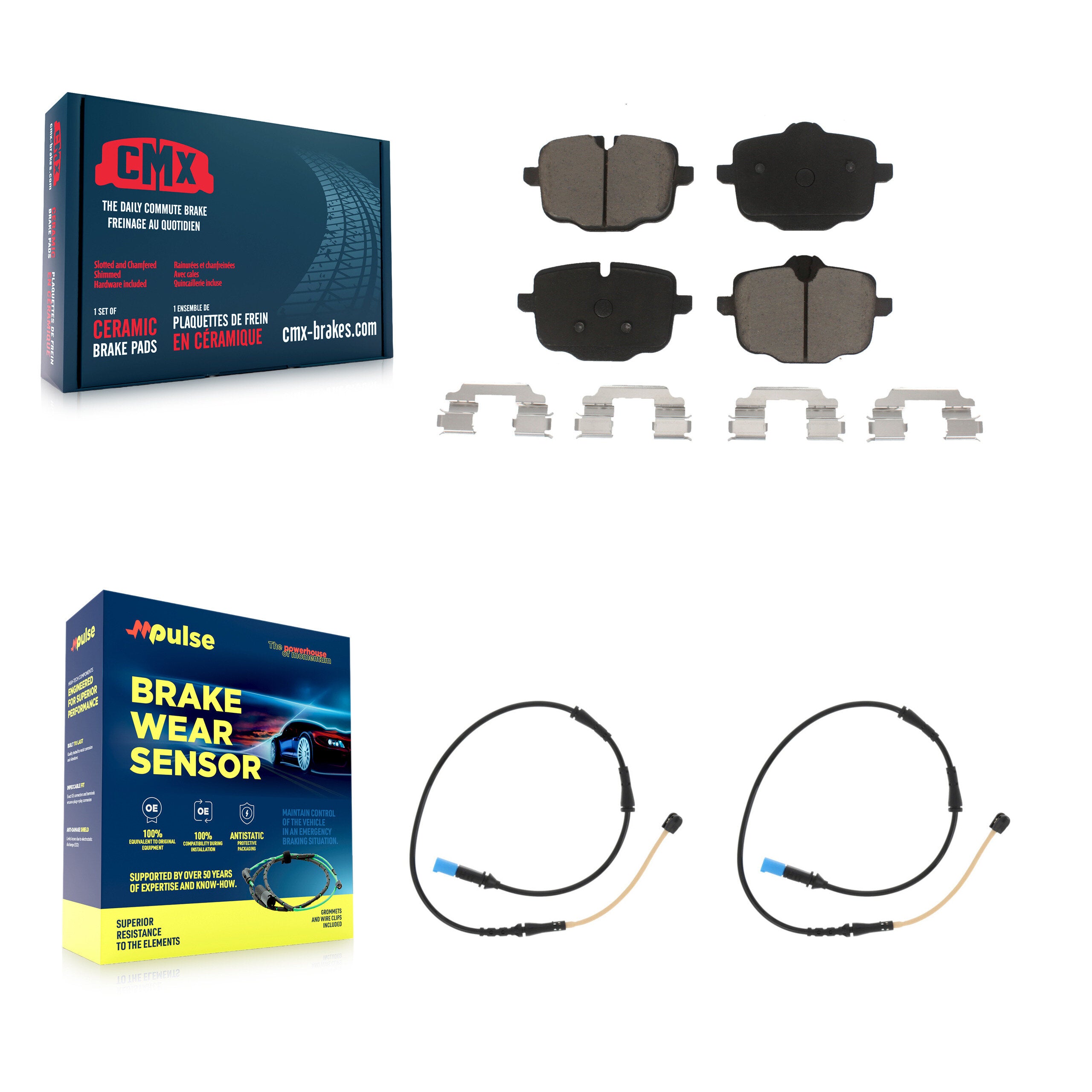 CMX KCW-100915 Disc Brake Pad for 2020-2021 BMW X4 - Rear product image