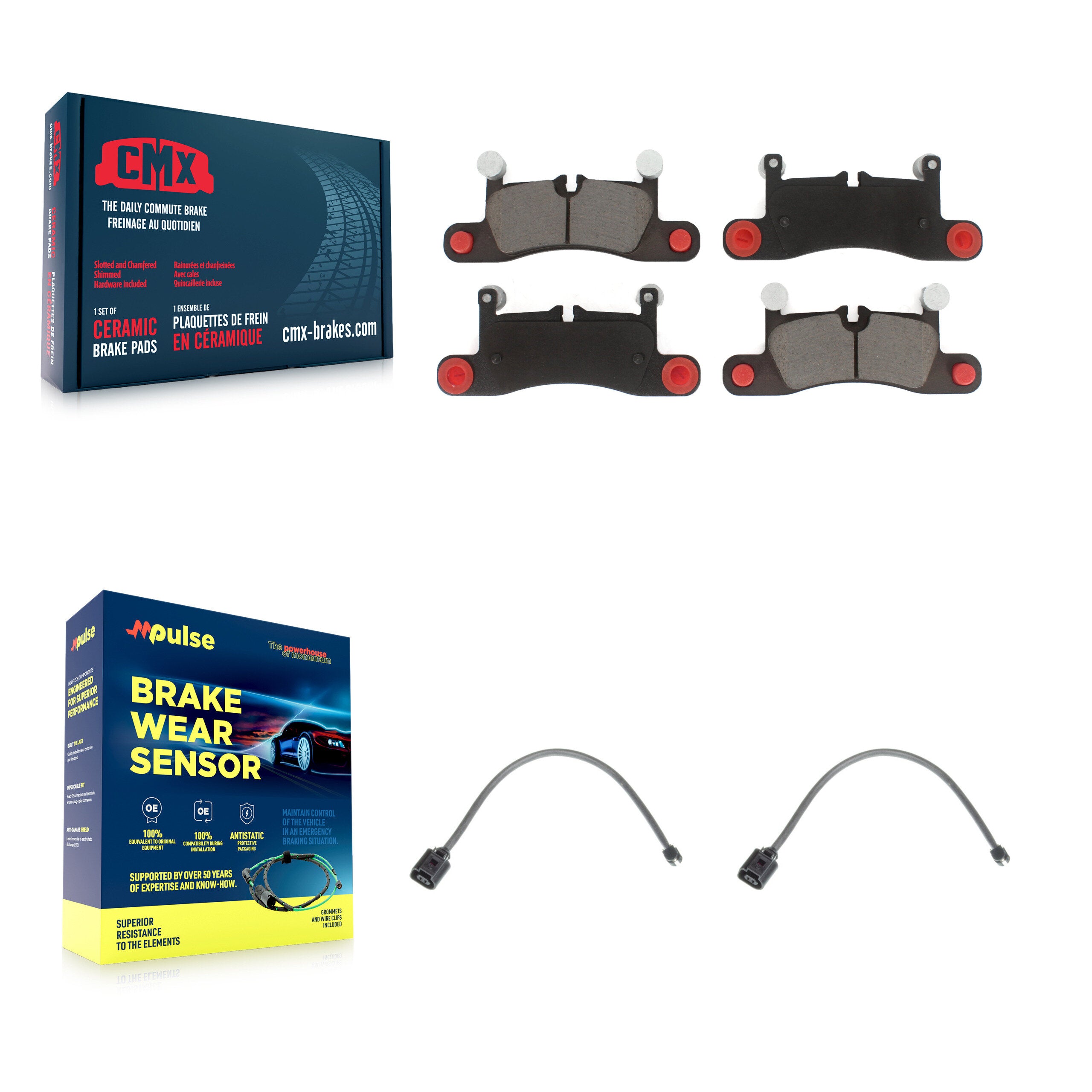 CMX KCW-100923 Disc Brake Pad for 2011-2018 Porsche Cayenne - Rear product image