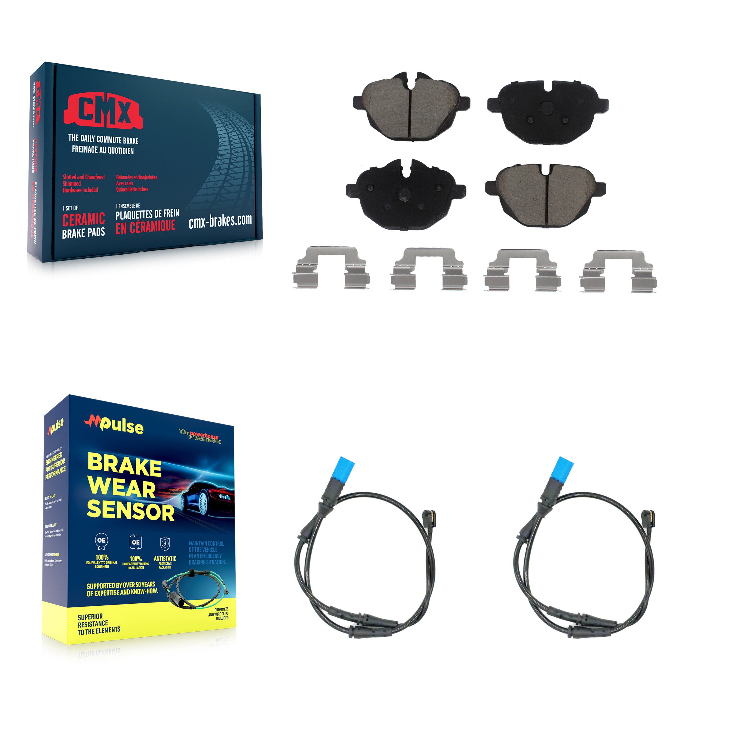 CMX KCW-100927 Disc Brake Pad for 2018-2024 BMW X3 - Rear product image