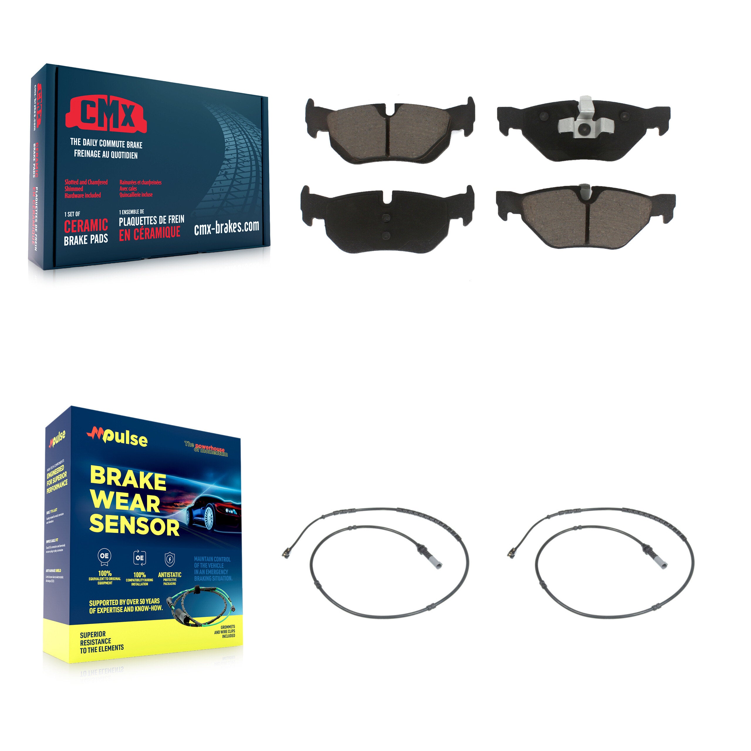 CMX KCW-100933 Disc Brake Pad for 2013 BMW 328i xDrive - Rear product image